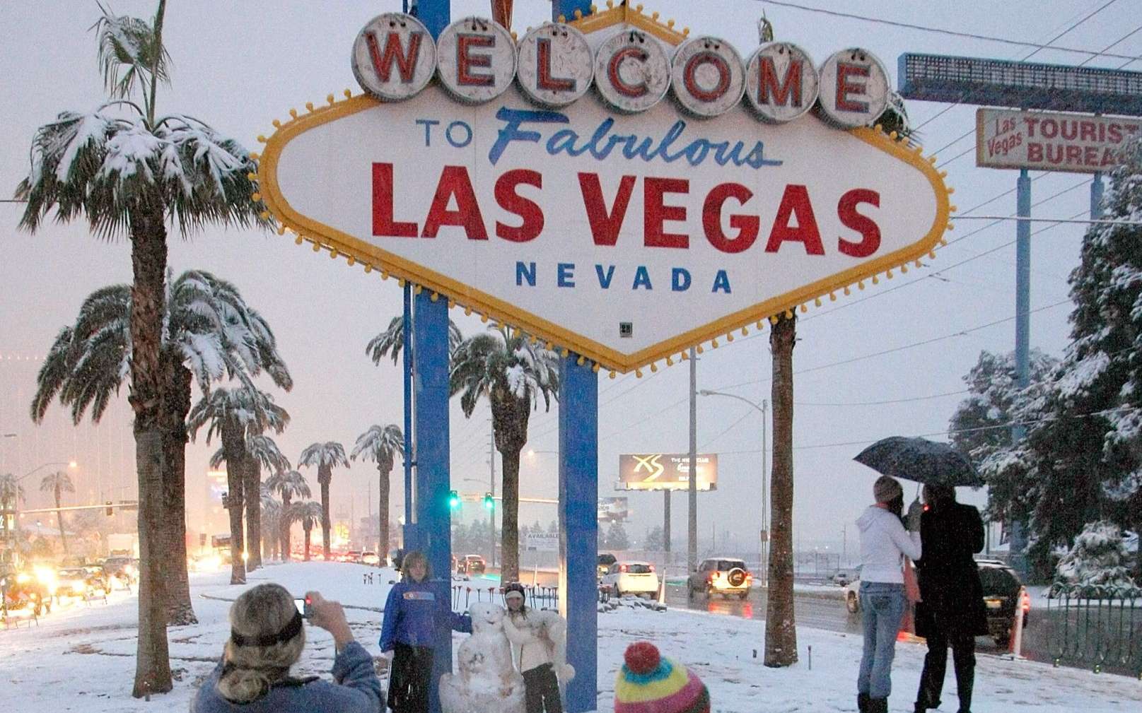 Le jour où Las Vegas a été recouverte de neige, du jamais-vu pour les habitants !