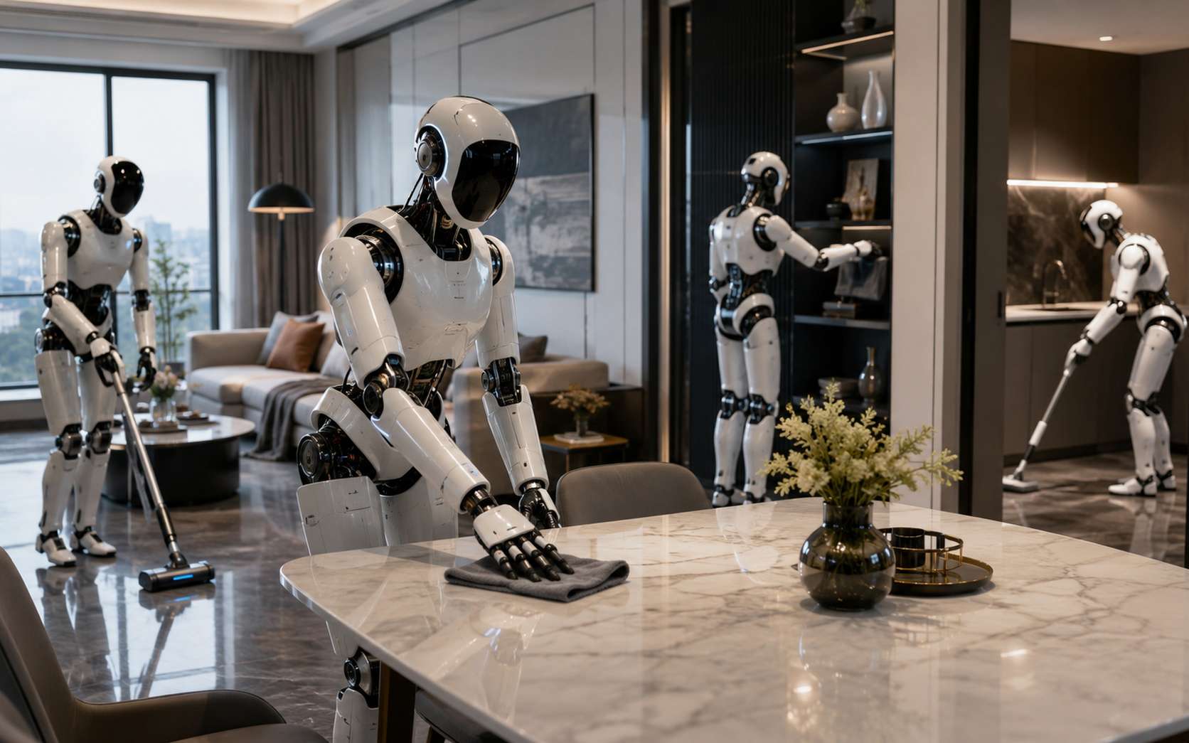 En Chine, des robots entrent chez les particuliers : ce qu'ils apprennent peut tout changer