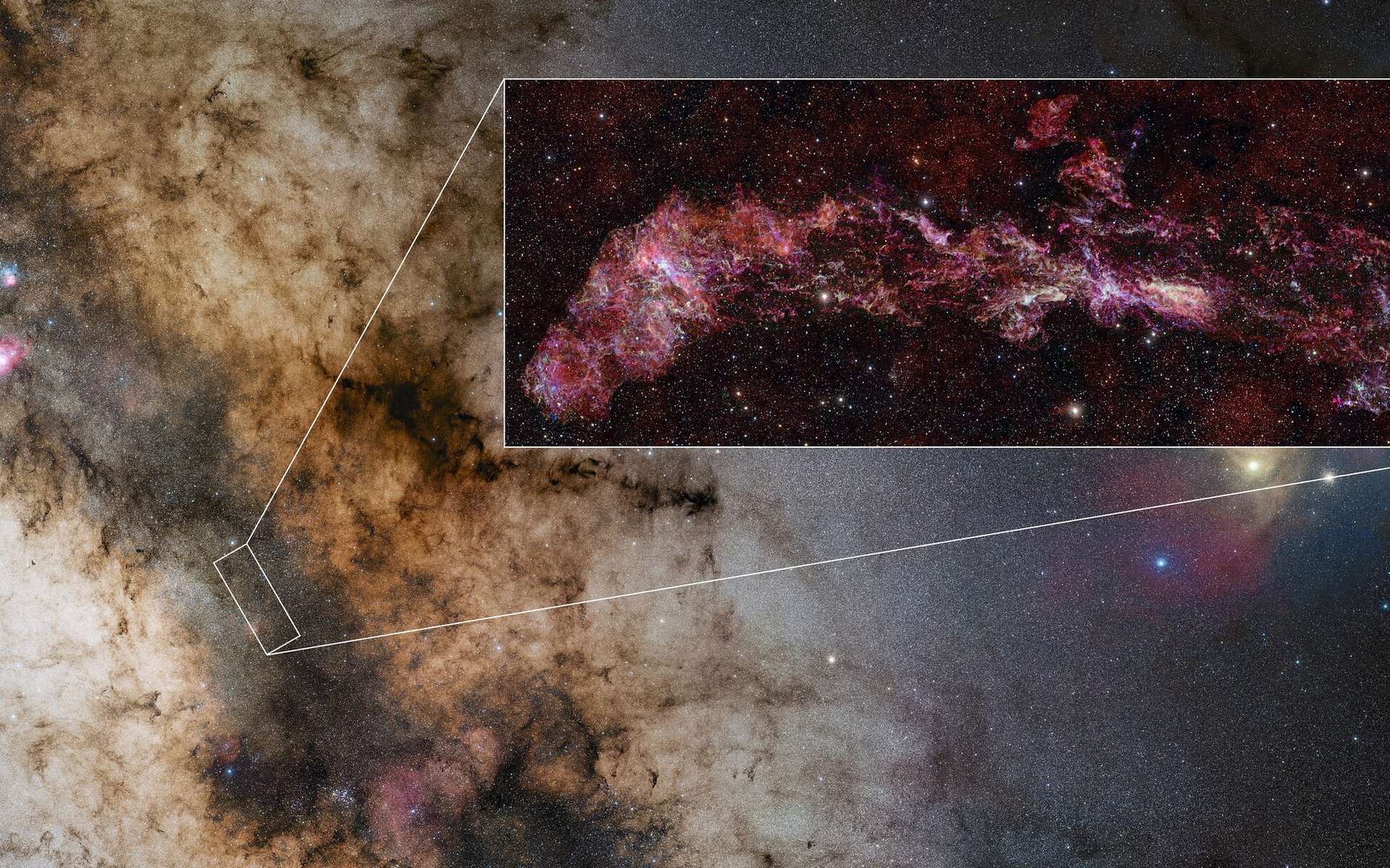 C’est la plus grande image jamais produite par Alma : le cœur chaotique de la Voie lactée se dévoile enfin