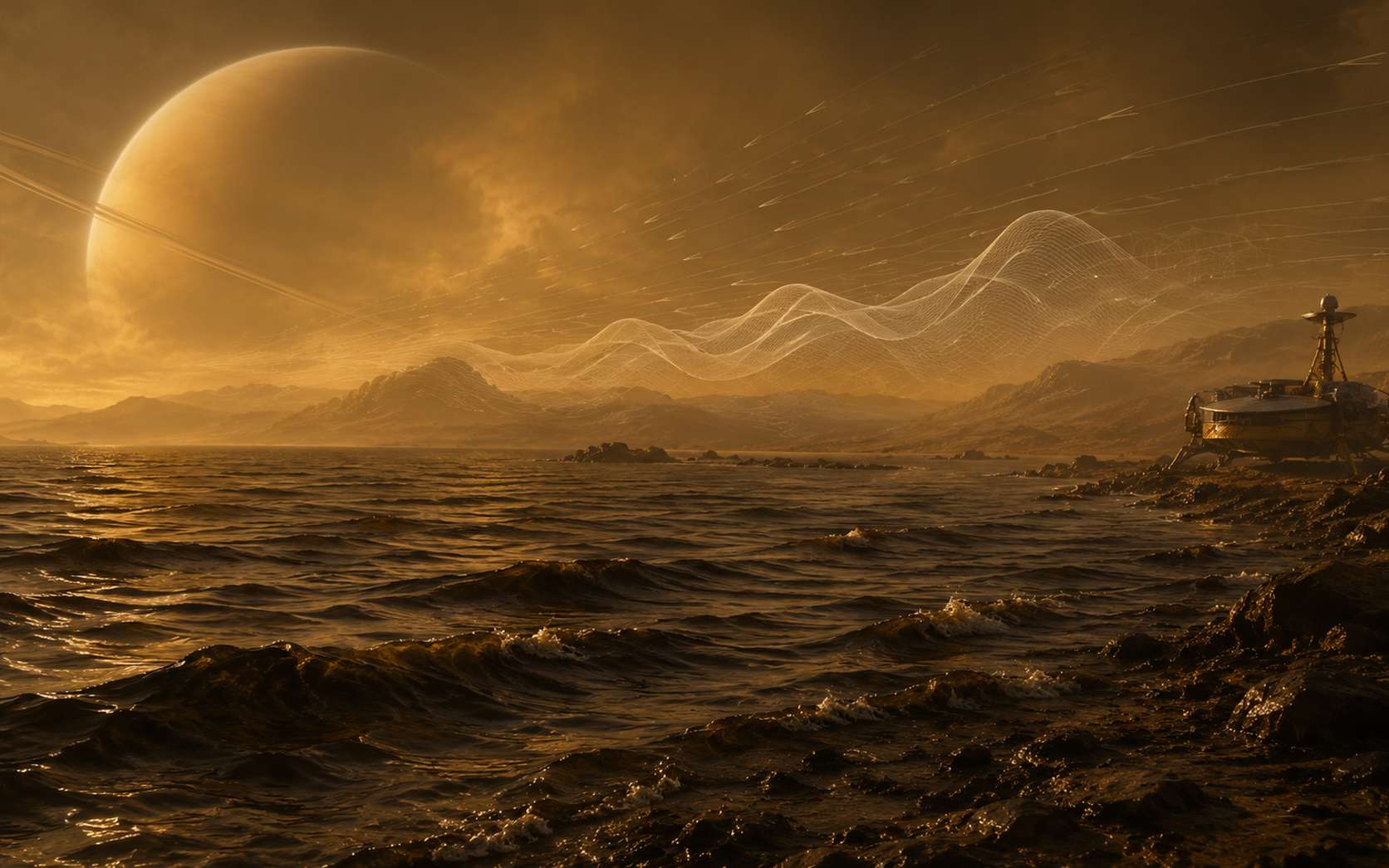 Mars, Titan, océans de lave... les scientifiques révèlent à quoi ressembleraient leurs vagues