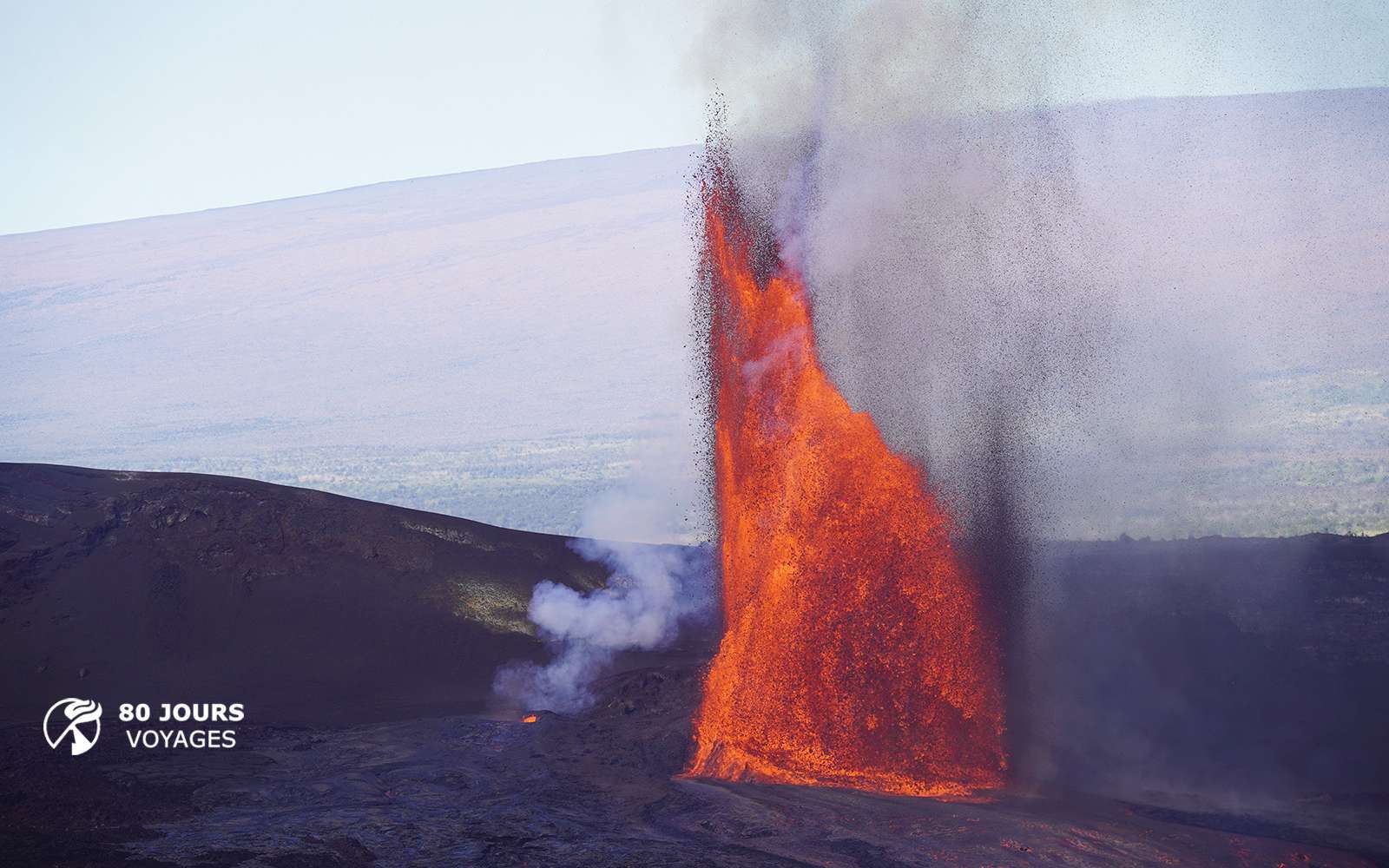 Jamais vues à cette échelle : les fontaines de lave géantes du Kilauea en images