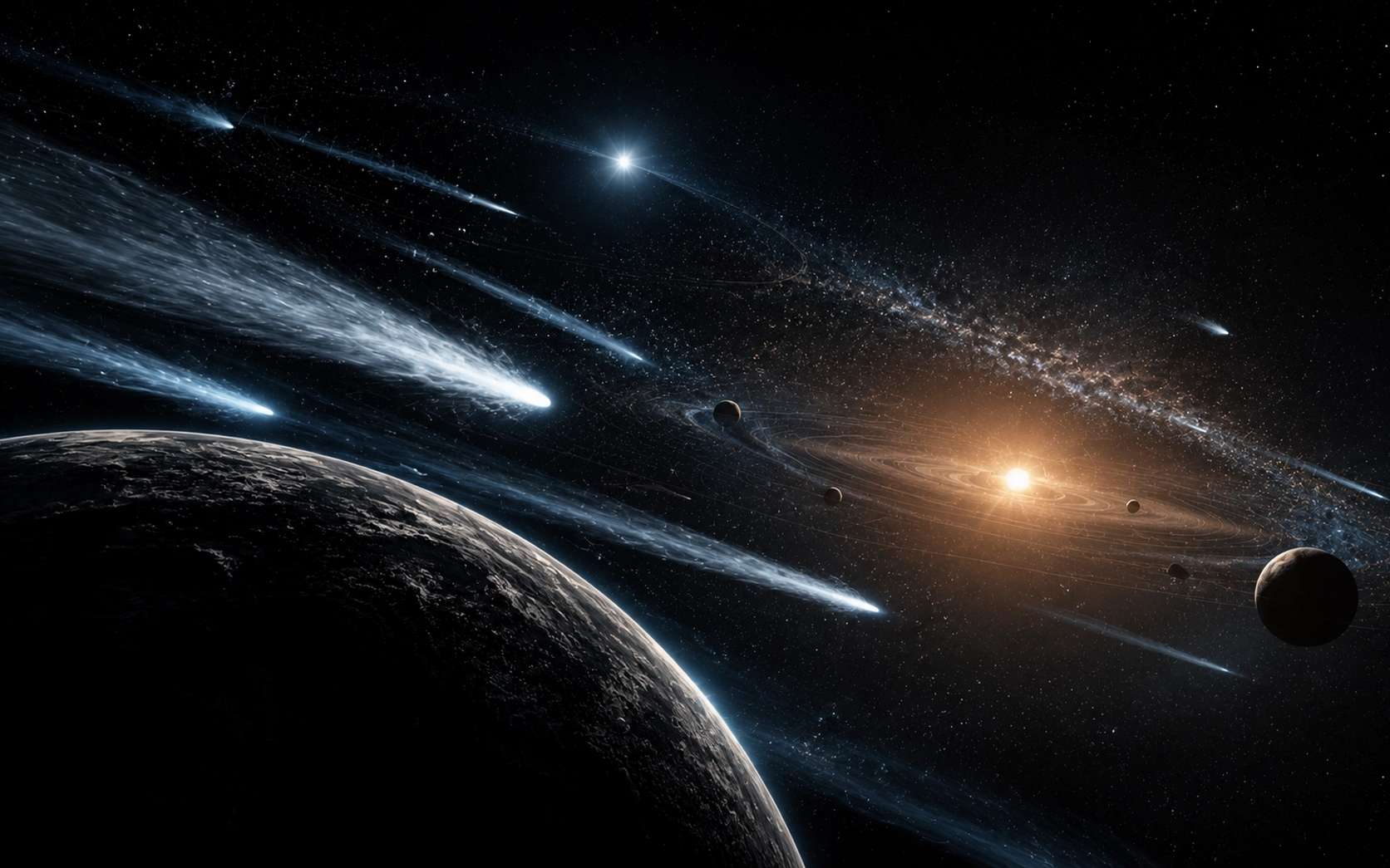 Un événement cosmique il y a 2,5 millions d'années aurait bousculé le nuage d'Oort et lancé des comètes vers nous !