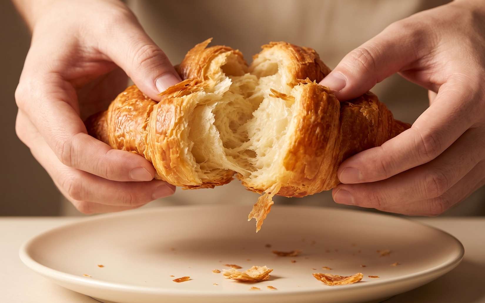 Il semble tout juste sorti du four, mais ce croissant « frais » a peut-être été congelé il y a 6 mois, et c'est légal
