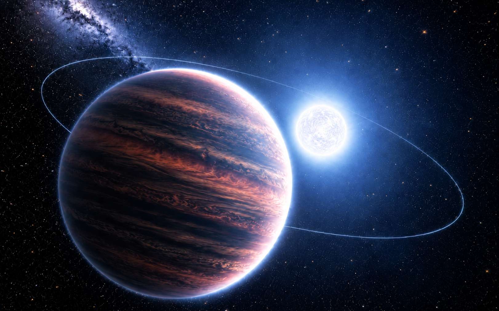 Cette planète géante défie les astronomes : elle a survécu là où elle aurait dû être vaporisée !