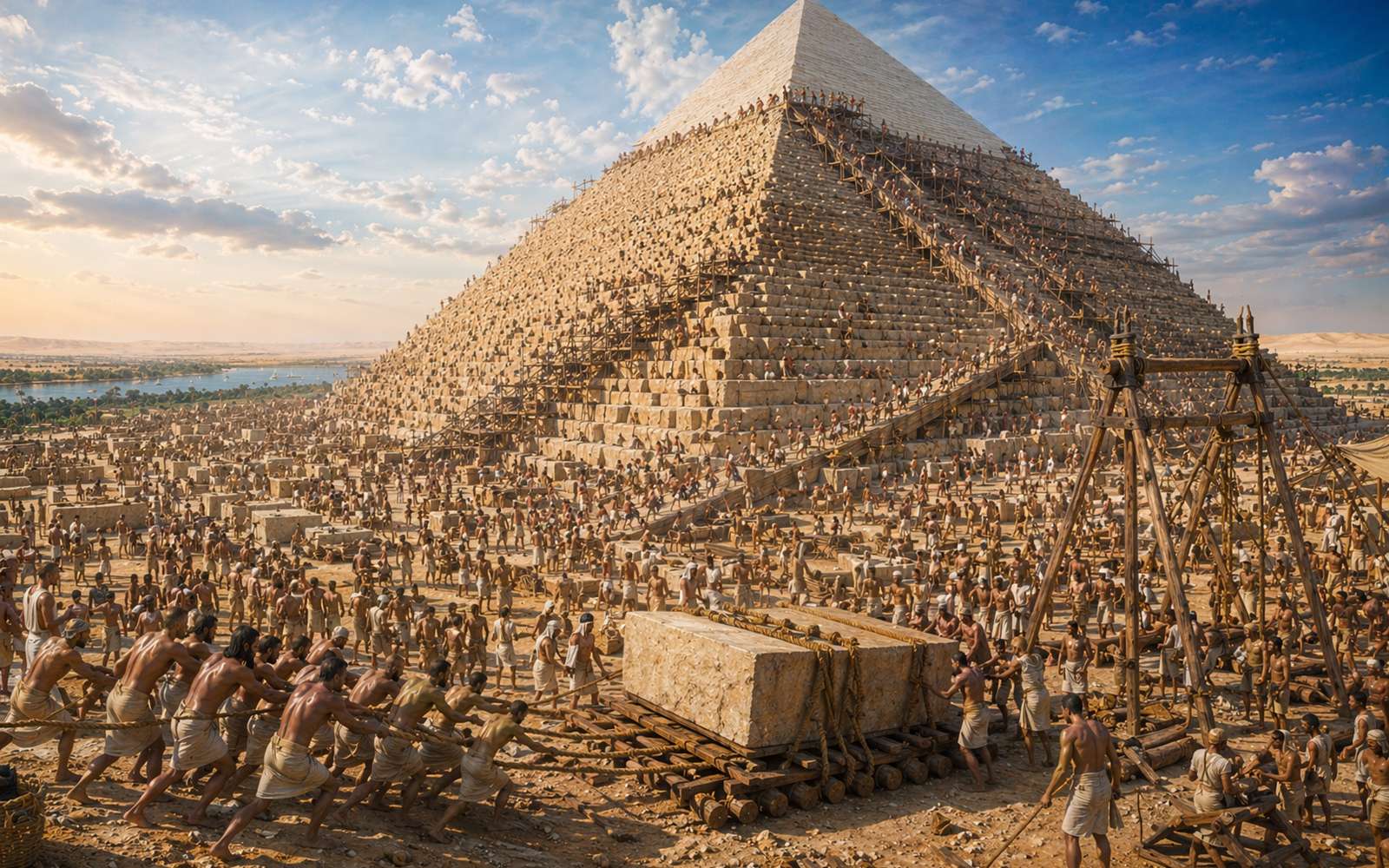 Le secret de construction de la pyramide de Khéops tiendrait dans ce dispositif invisible depuis 4 500 ans