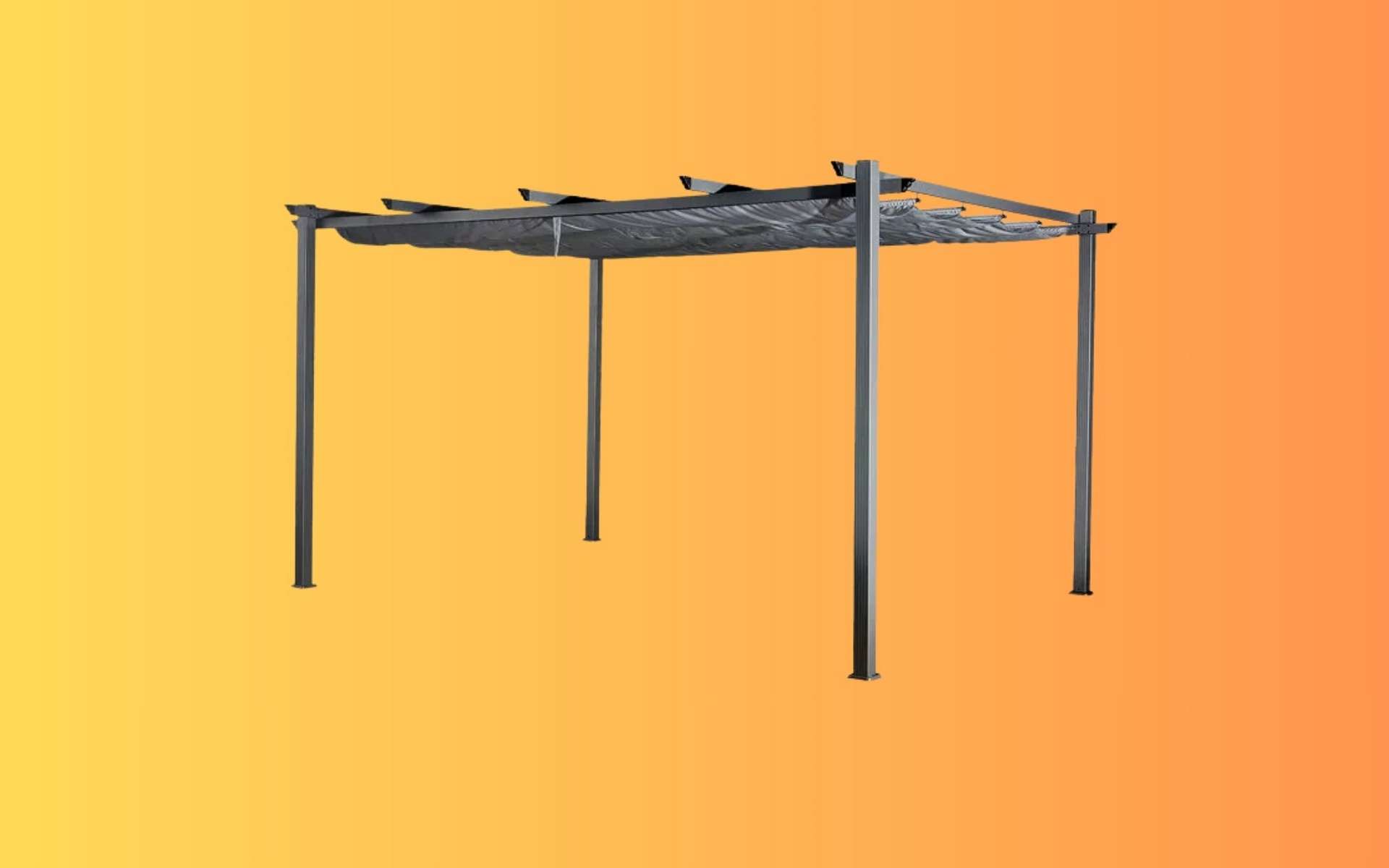 Le soleil cogne ? Le prix de cette pergola autoportante est en chute libre avant les soldes