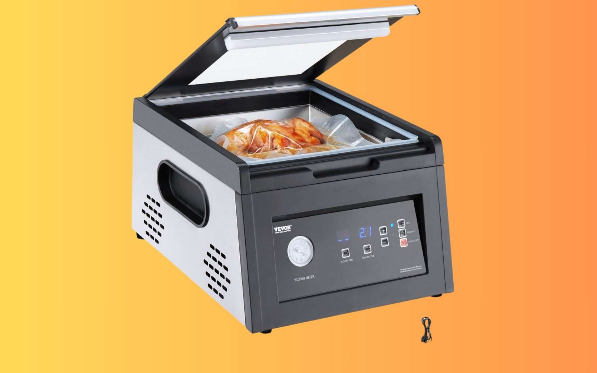 Cette machine sous vide VEVOR aspire à 90 L/min, son prix vient aussi de dégonfler