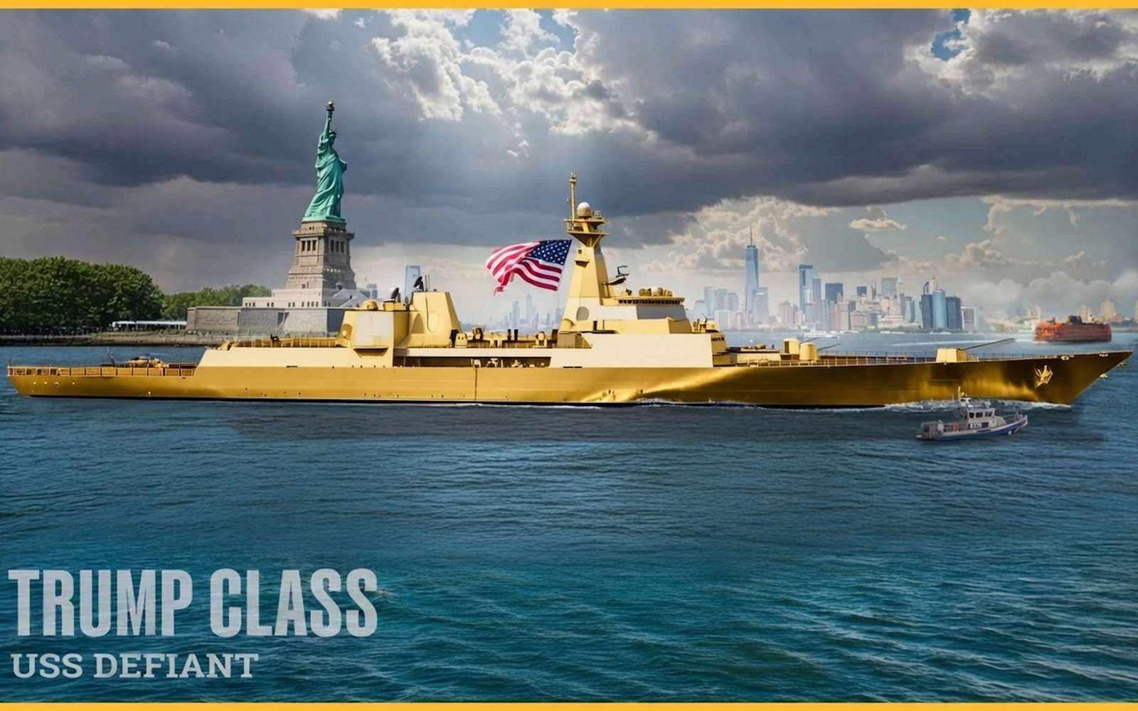 Gros navire, gros symbole : le cuirassé Trump, arme électorale plus que militaire