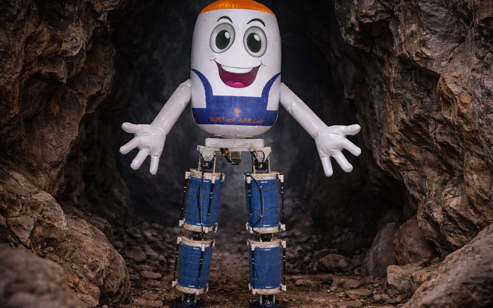 Ce drôle de robot gonflable venu de Chine peut marcher sur l’eau, voler et changer de forme à volonté !