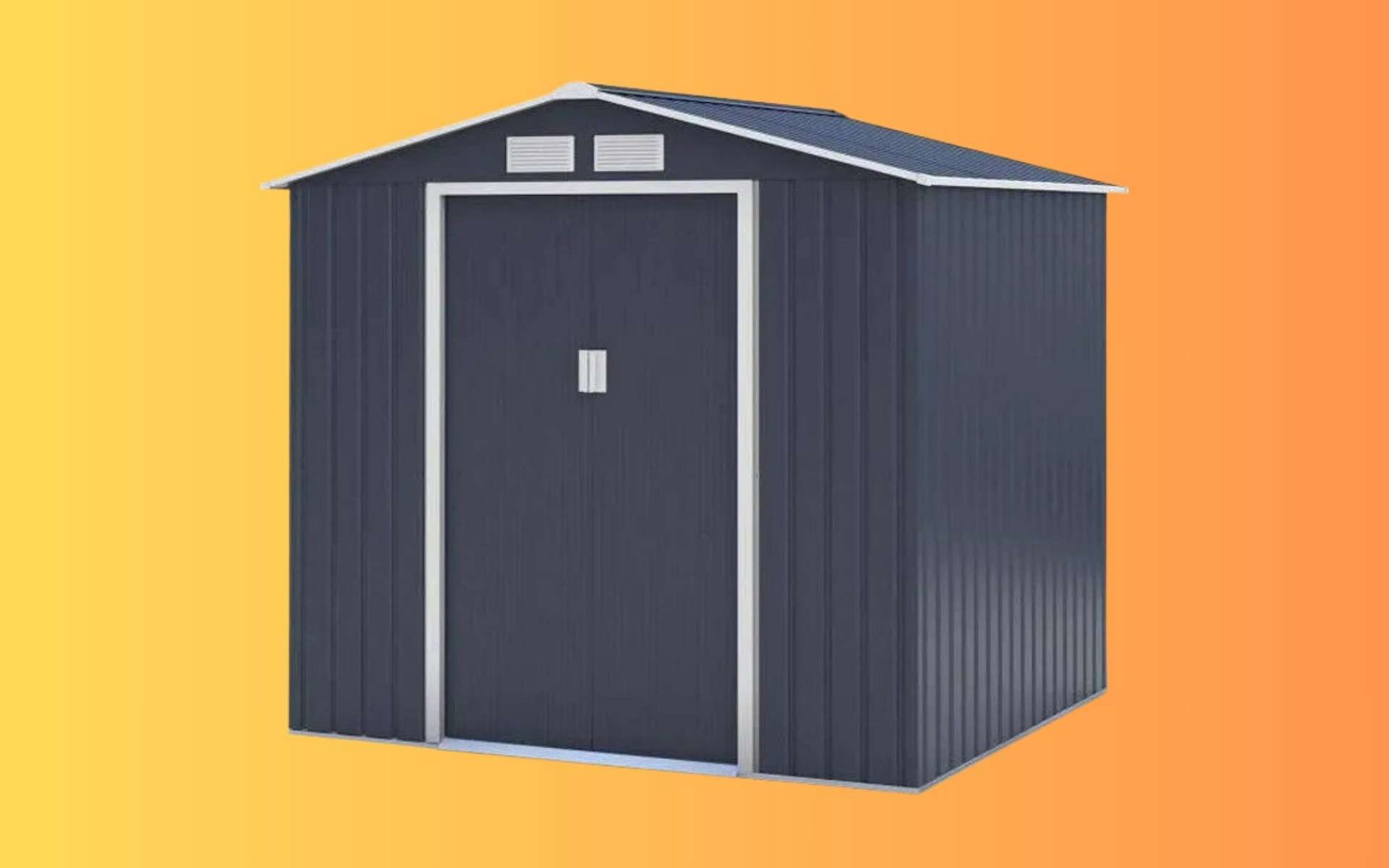 Un jardin rangé dès le printemps : -110 € sur cet abri en métal en promo chez Cdiscount