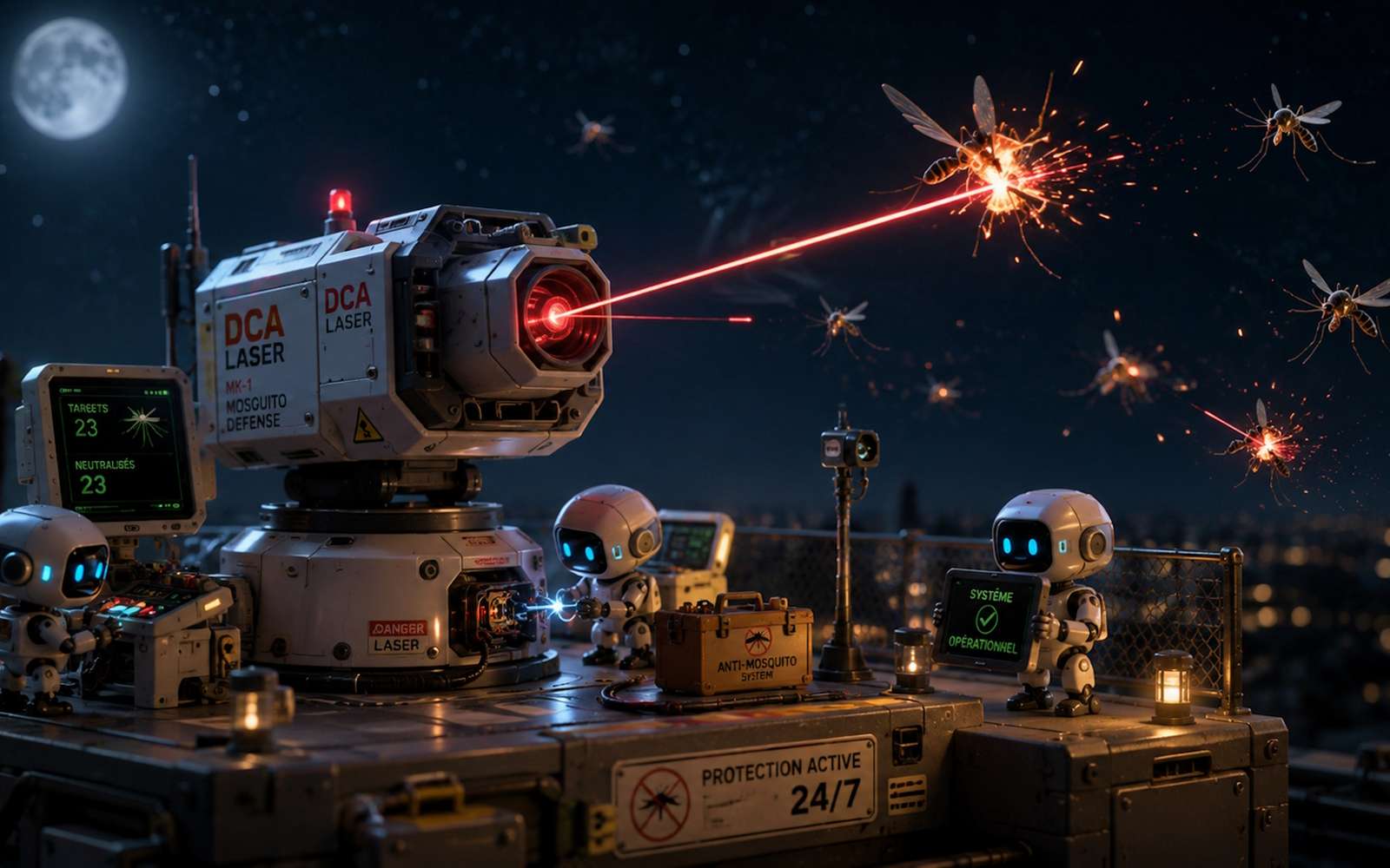 Contre les moustiques-tigres, cet ingénieur a inventé une arme radicale : un canon laser piloté par IA !