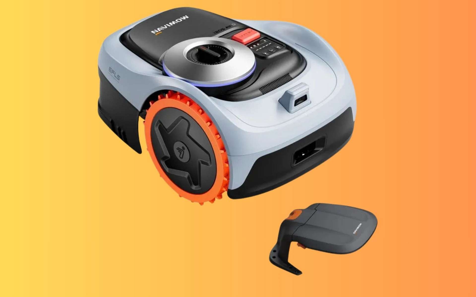 Ce robot tondeuse à trois roues motrices vient de perdre 550 € d’un seul coup chez Cdiscount