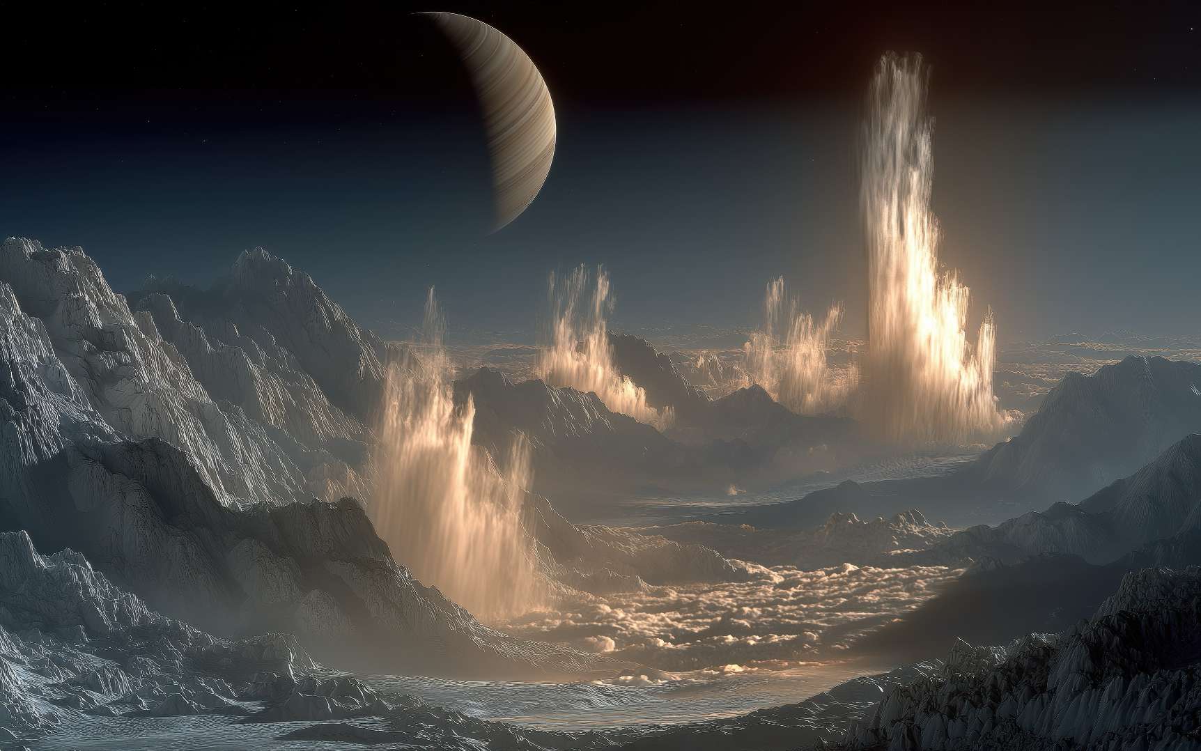 Et si la vie extraterrestre se cachait là : l'Europe vise la surface d'une lune mystérieuse de Saturne