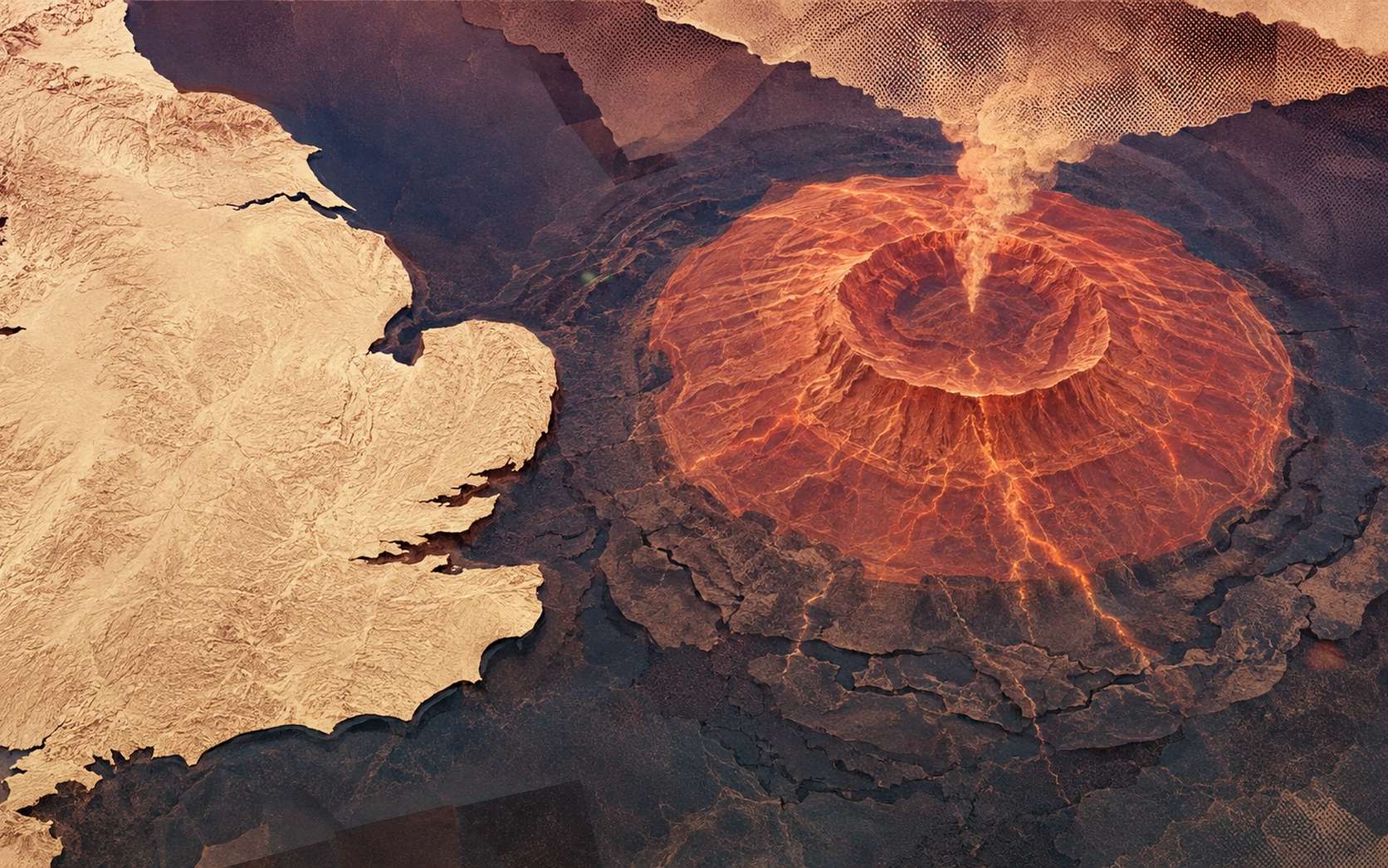 Au large de l’Angleterre, des chercheurs pensent avoir retrouvé la trace d’immense supervolcan