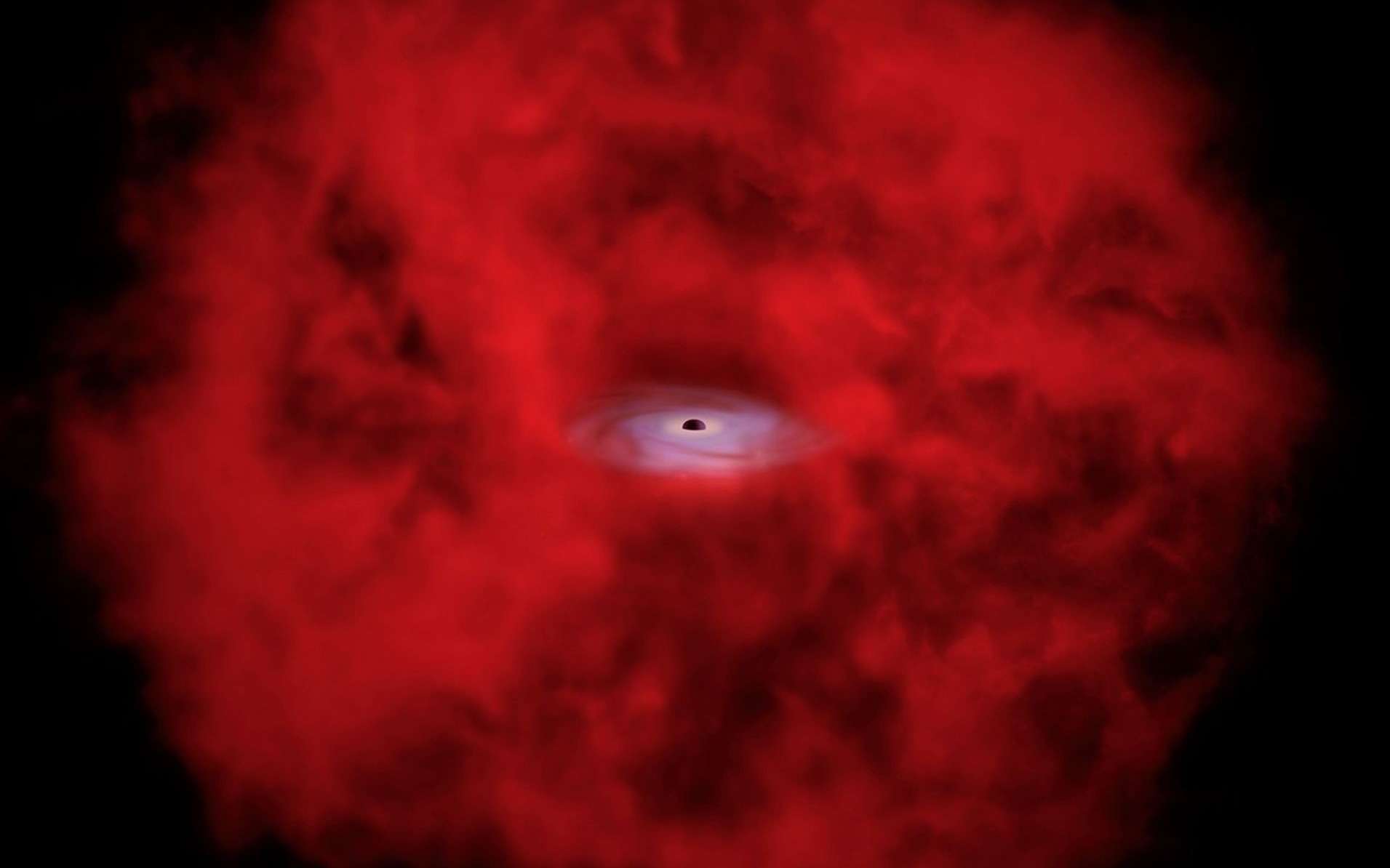 Révélation : les mystérieux « points rouges » découverts par le télescope James-Webb seraient bien des étoiles à trou noir !