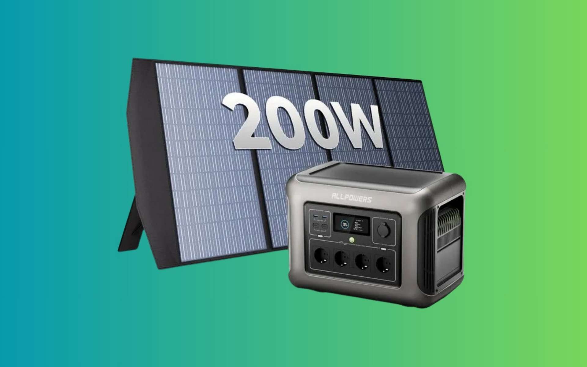Ce générateur solaire ALLPOWERS passe à un prix qui vaut le détour pendant les soldes