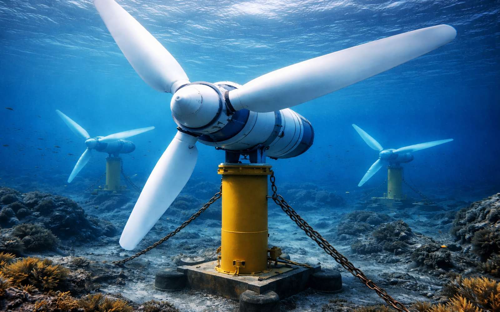 Le fond de l'océan va bientôt devenir une centrale électrique… La France lance son plus grand projet d'hydrolien marin