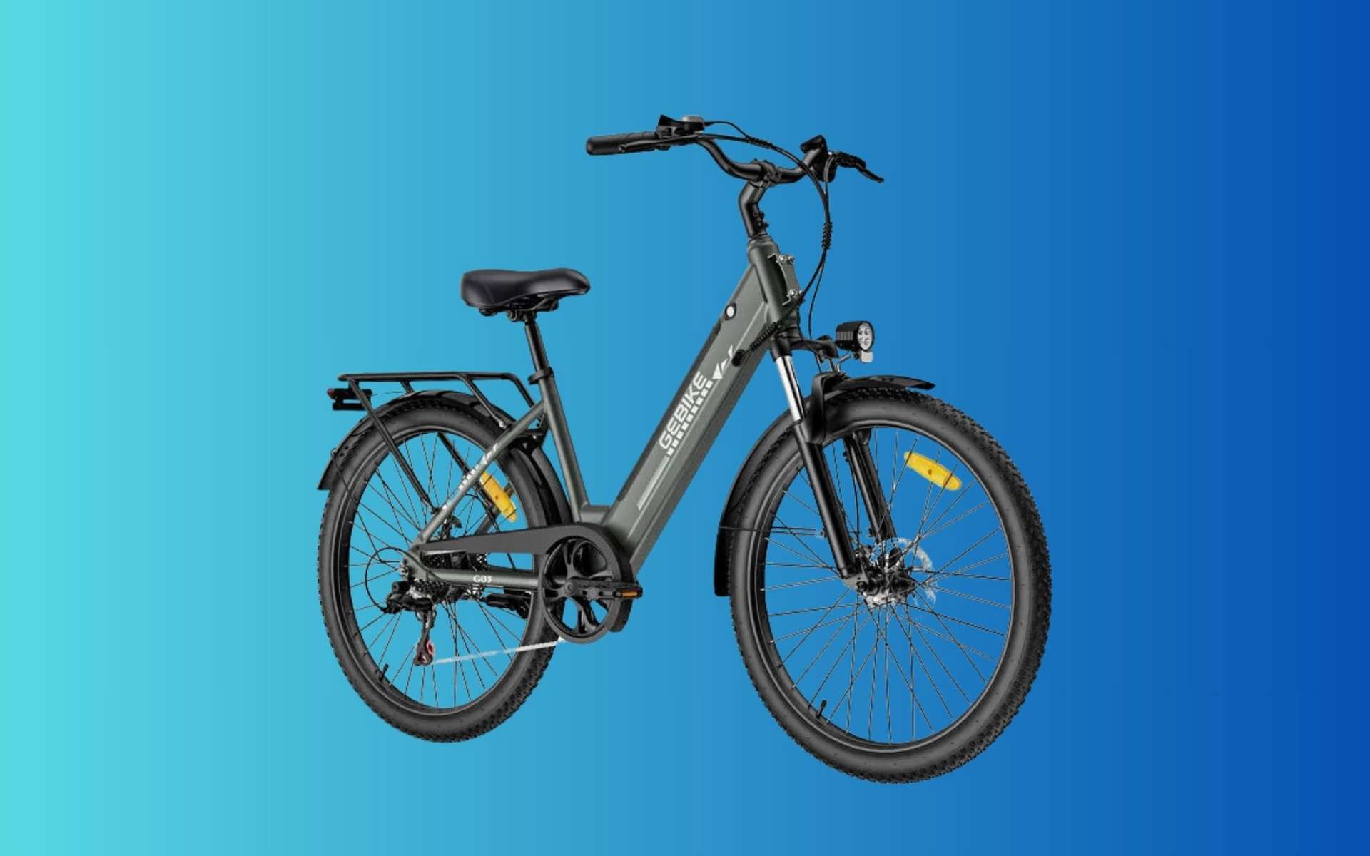 Ce vélo électrique VTC avec 90 km d'autonomie profite d'une baisse de prix choc chez Cdiscount !