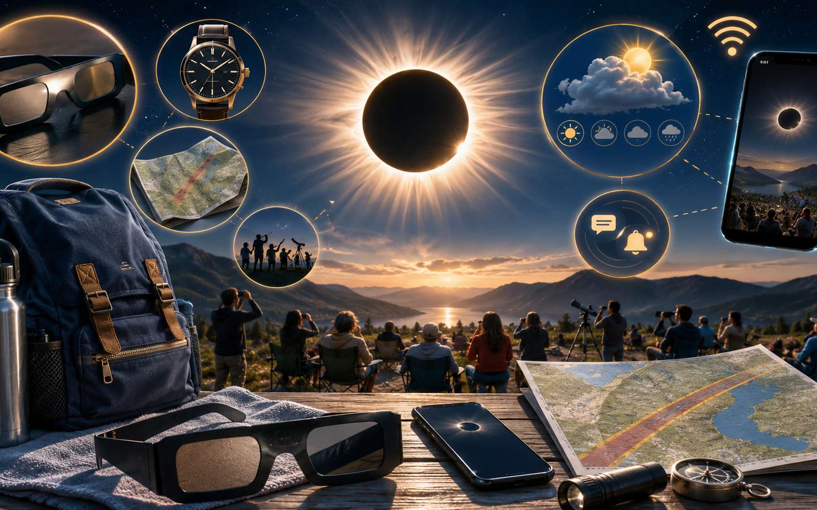 Éclipse du 12 août : 4 objets indispensables à préparer chez vous pour être prêts à 19 heures