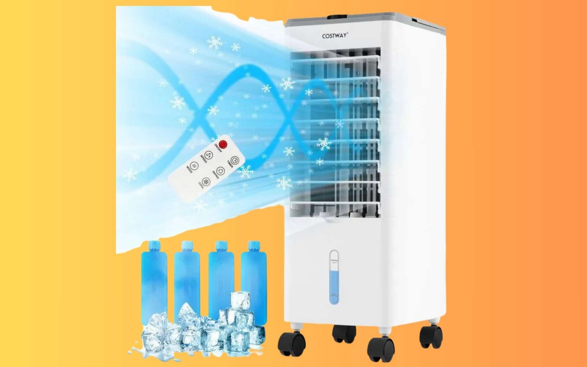 Plus besoin de subir la chaleur avec ce climatiseur mobile 4 en 1 en promo