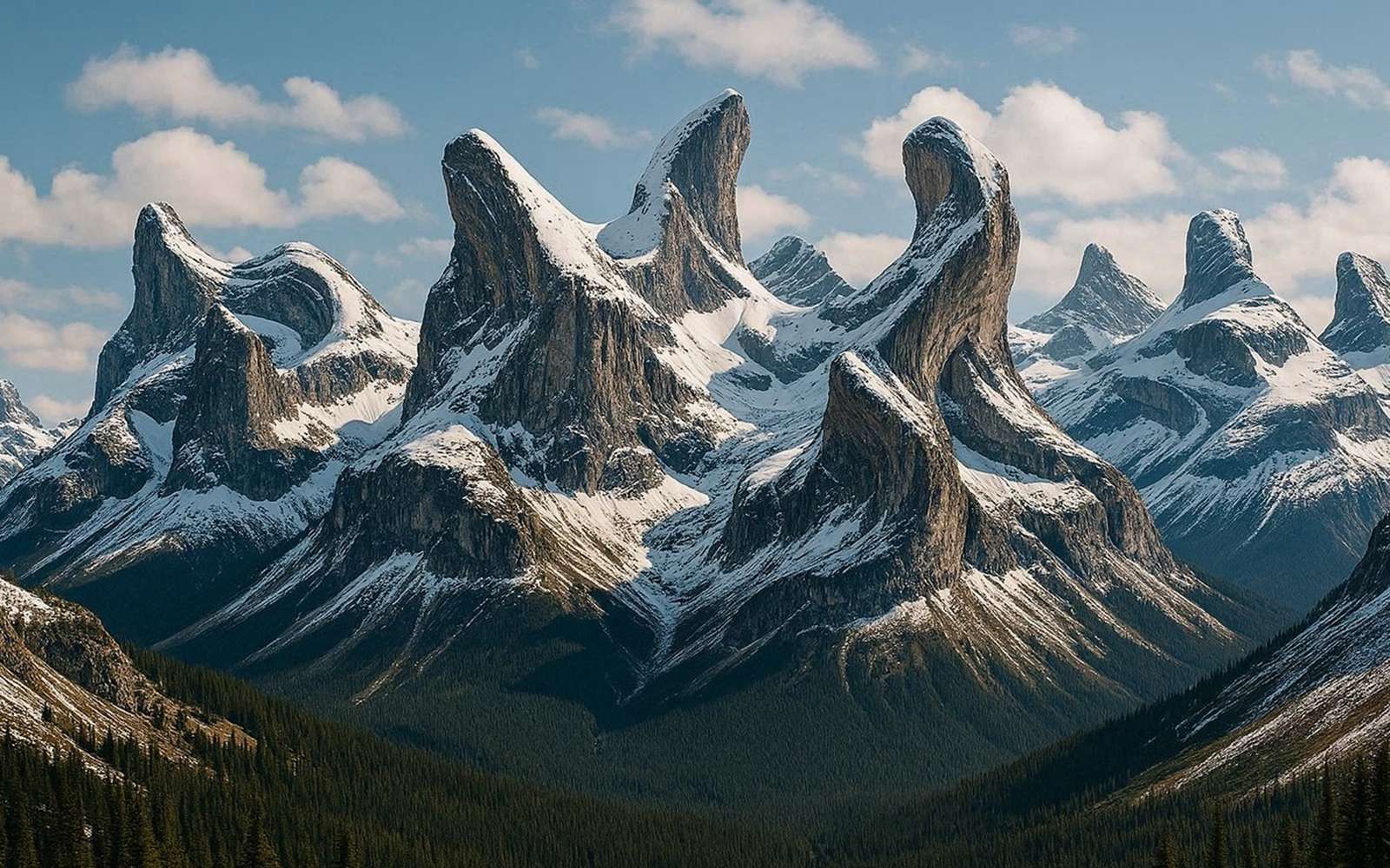 Le jour où un mirage incroyable a transformé les Rocheuses du Canada