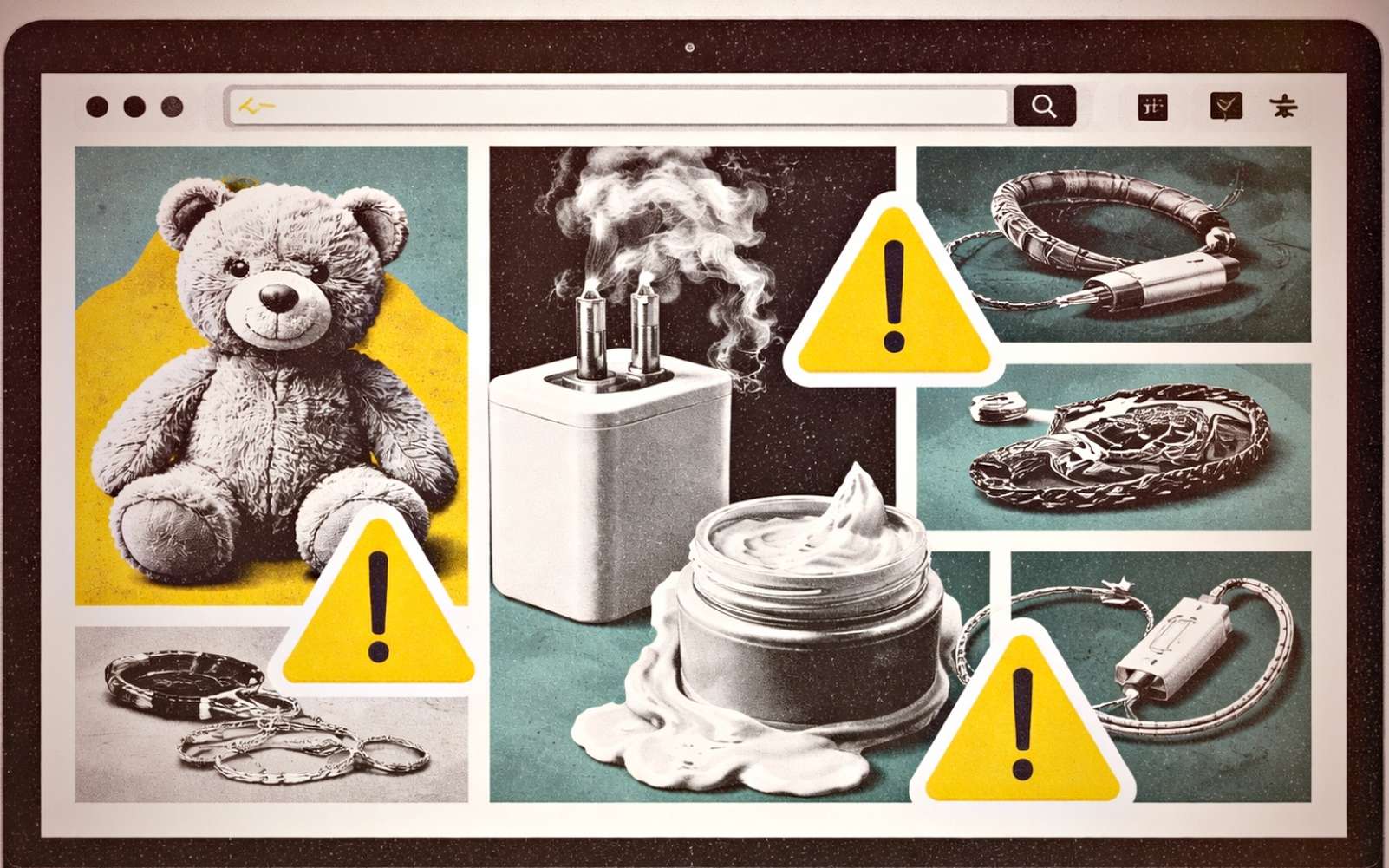 Un cauchemar : la majorité des jouets, chargeurs et cosmétiques vendus en ligne posent un risque, révèle un rapport