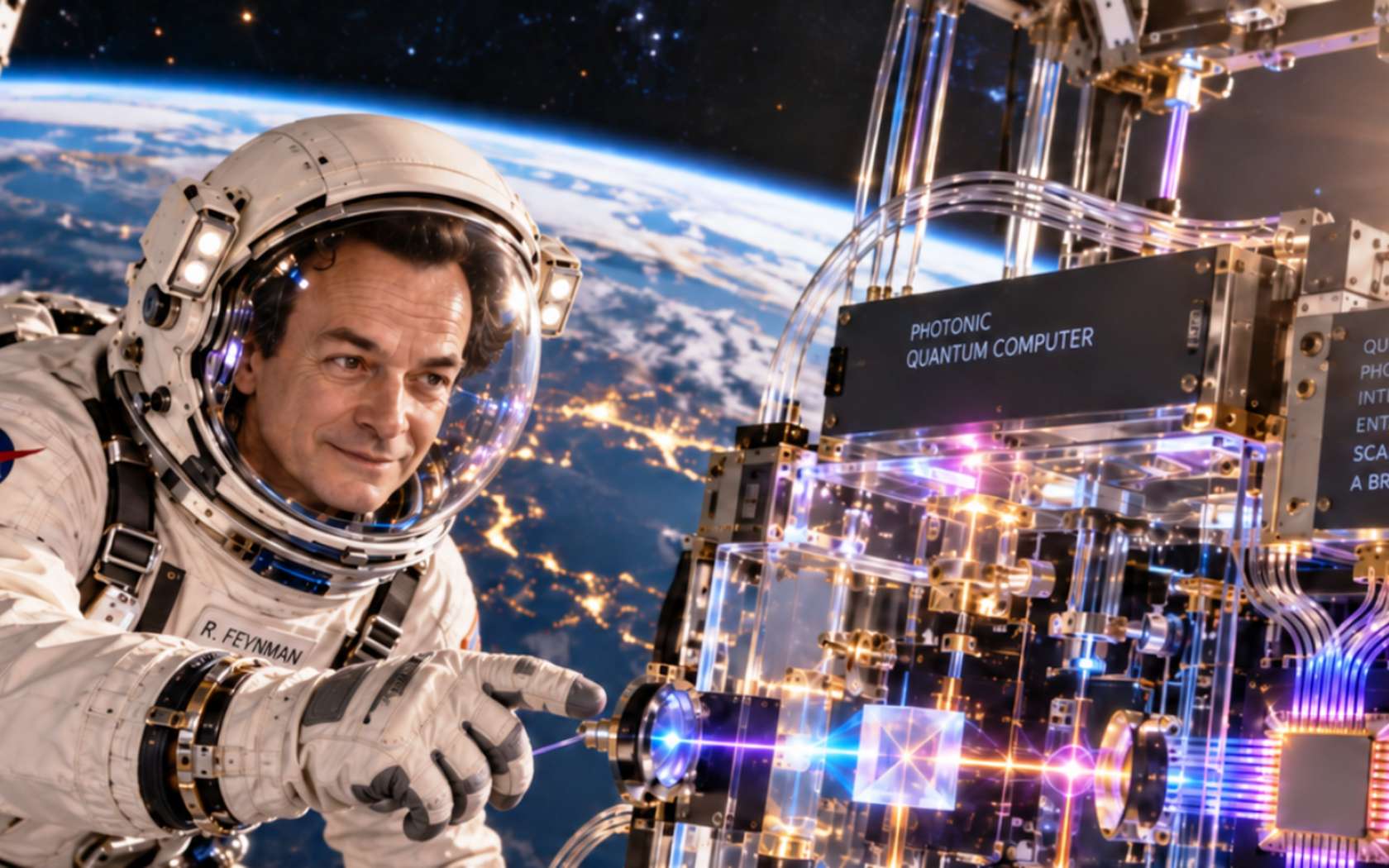 Un ordinateur quantique a fonctionné dans l'espace !