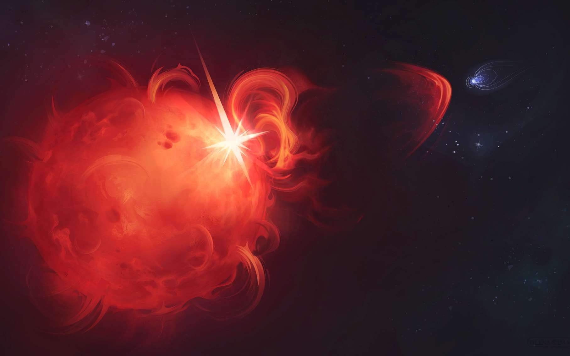 Des astronomes ont observé une étoile proche libérer une éruption capable d'arracher l'atmosphère d'une planète entière !