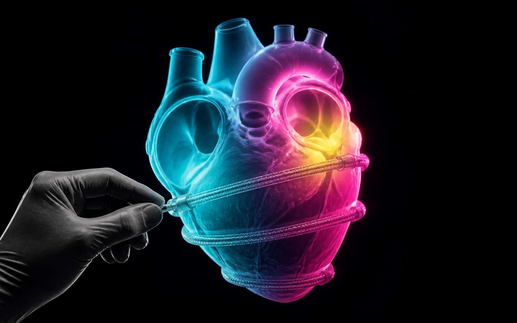 Des chercheurs ont créé un coeur robotique capable d'imiter une insuffisance cardiaque, pour mieux soigner la nôtre
