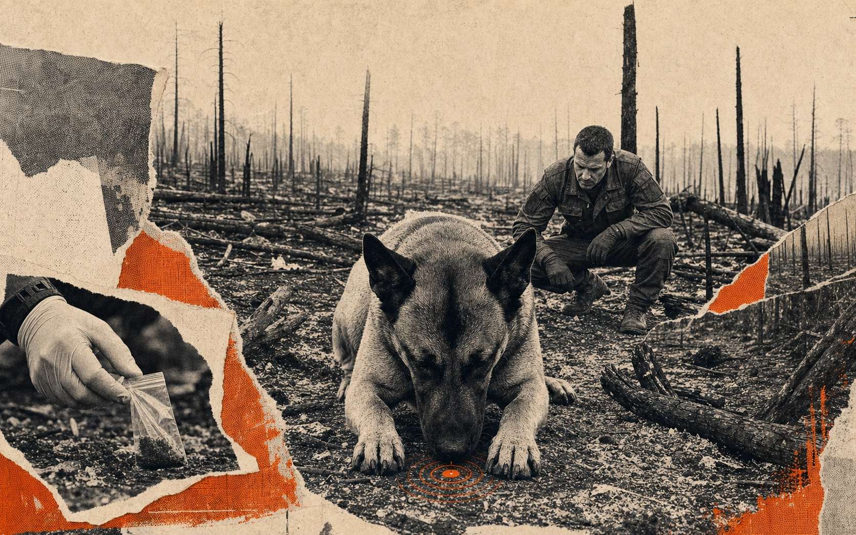 Comment enquête-t-on dans une forêt réduite en cendres ? Les gendarmes racontent