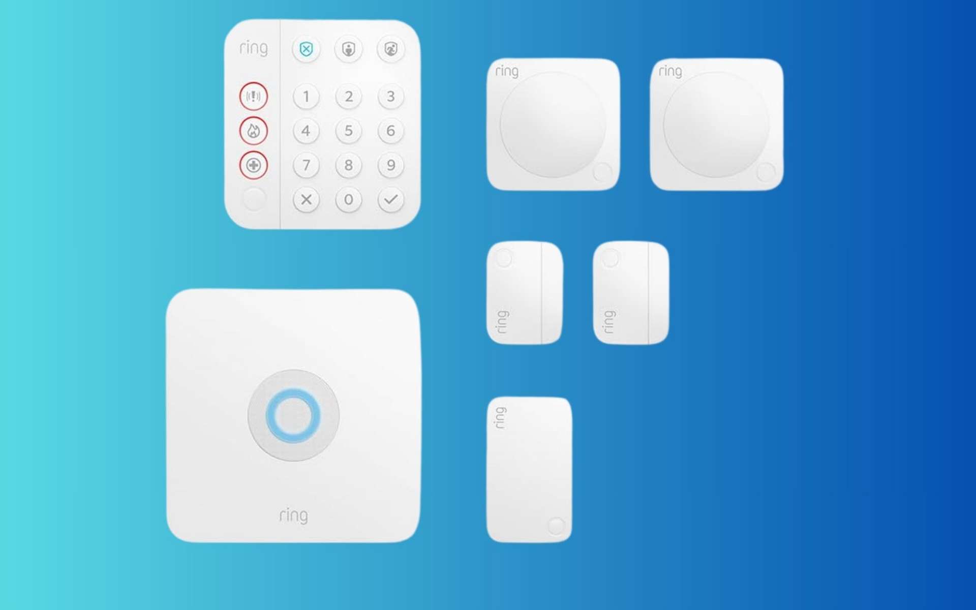 TRANQUILLITÉ assurée : les kits d'alarmes et caméras Ring bénéficient de 50% de réduction !