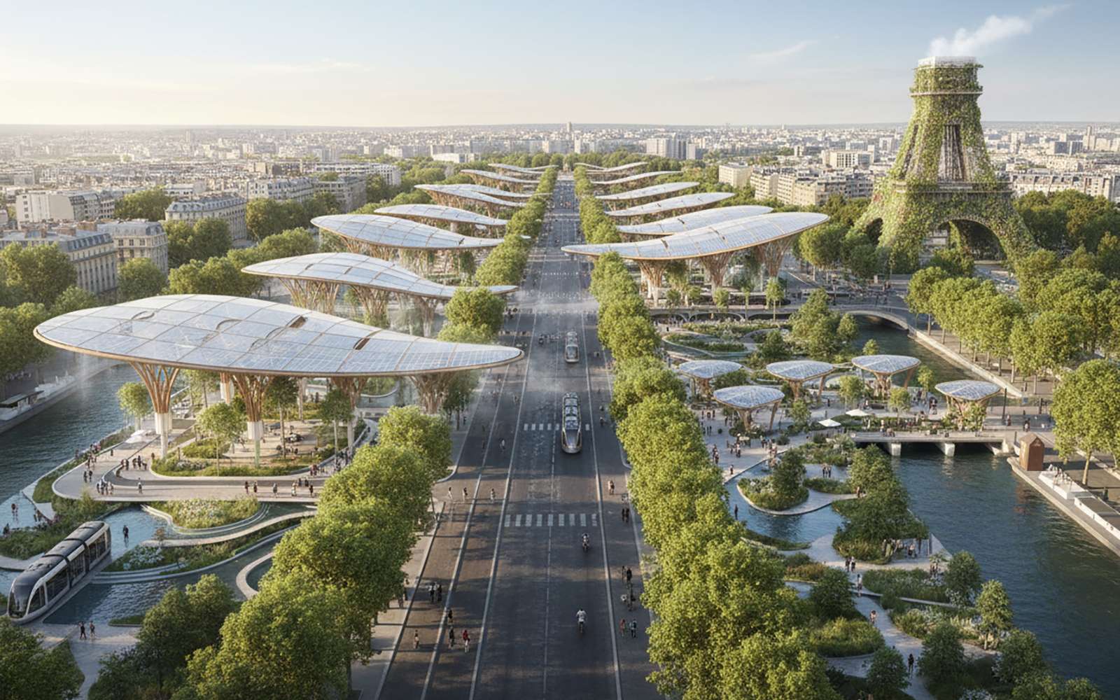 Paris en 2050 (5/10) : la capitale se prépare à des étés extrêmes, voici ce qui va changer