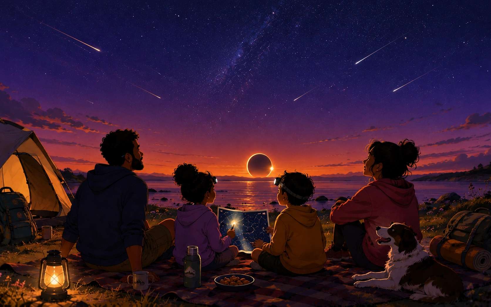 Éclipse du Soleil, étoiles filantes, Saturne... : voici le programme parfait pour lever les yeux en famille cet été