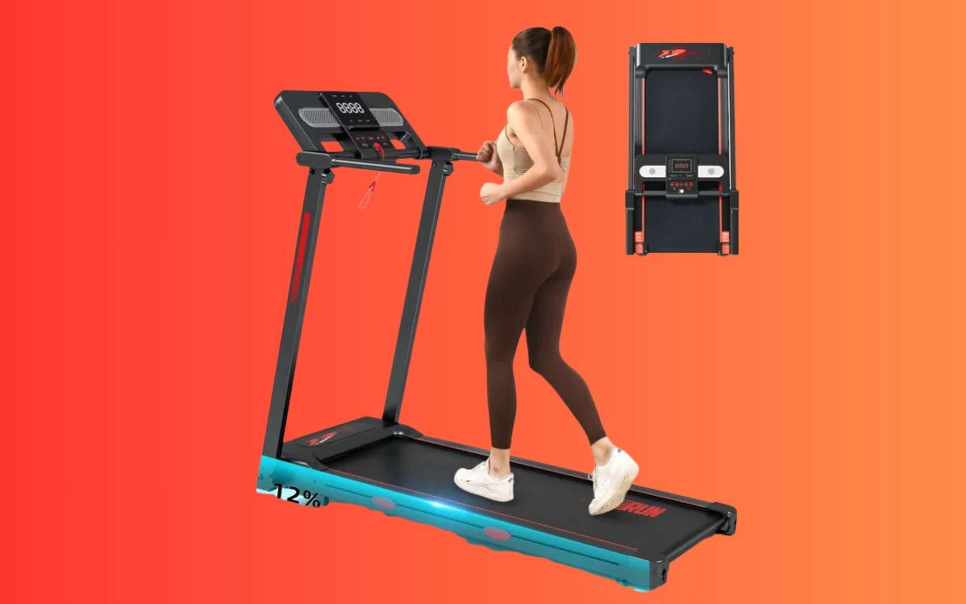 Soldes : -46 % de remise sur ce tapis de course pliable qui cartonne chez Cdiscount