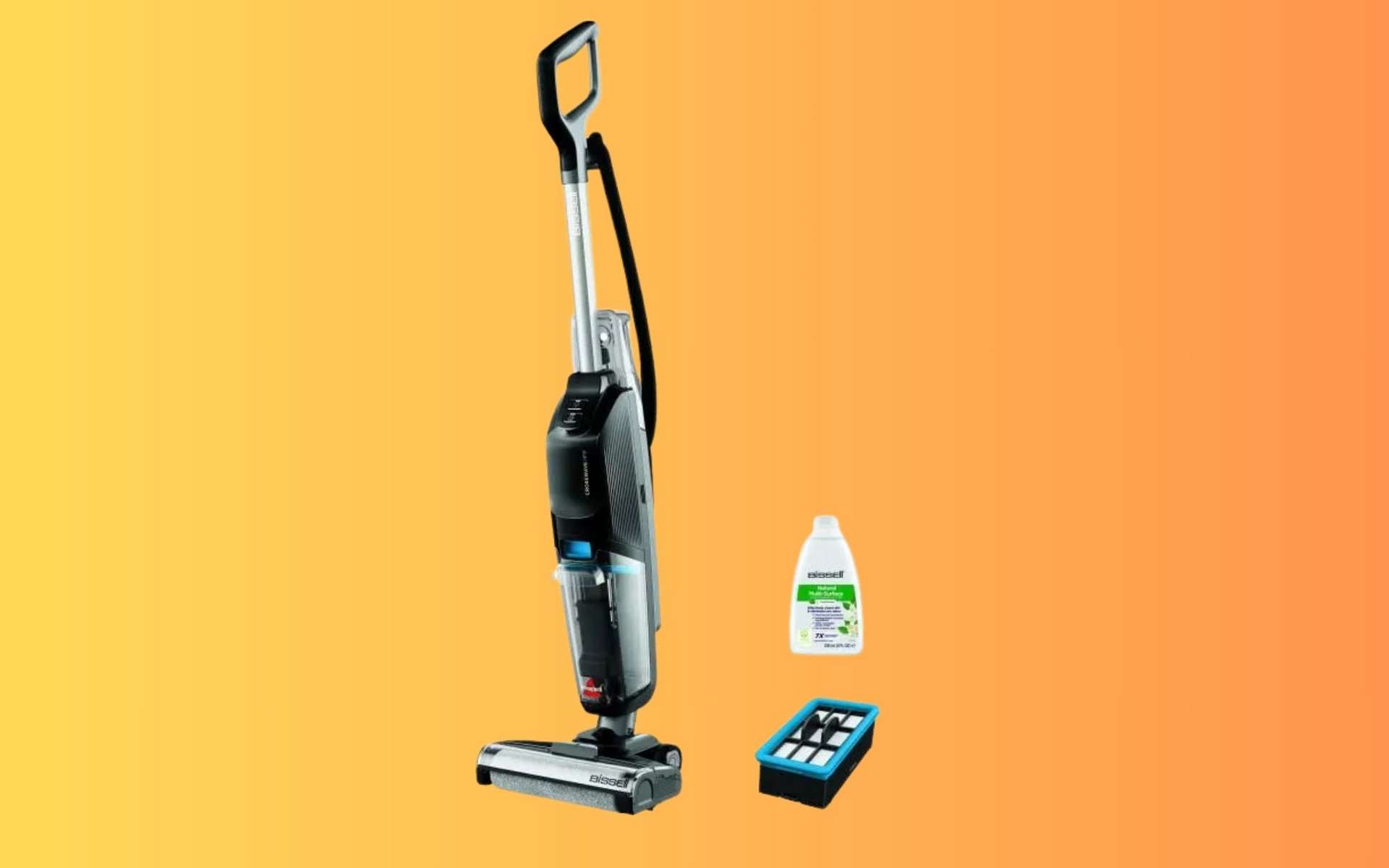 Cdiscount baisse de 80 € le prix de cet aspirateur balai Bissel CrossWave incontournable