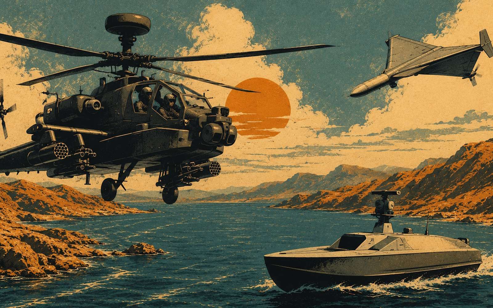 Près du détroit d'Ormuz, le crash de l'hélicoptère Apache américain a déclenché une opération inédite dans l'histoire