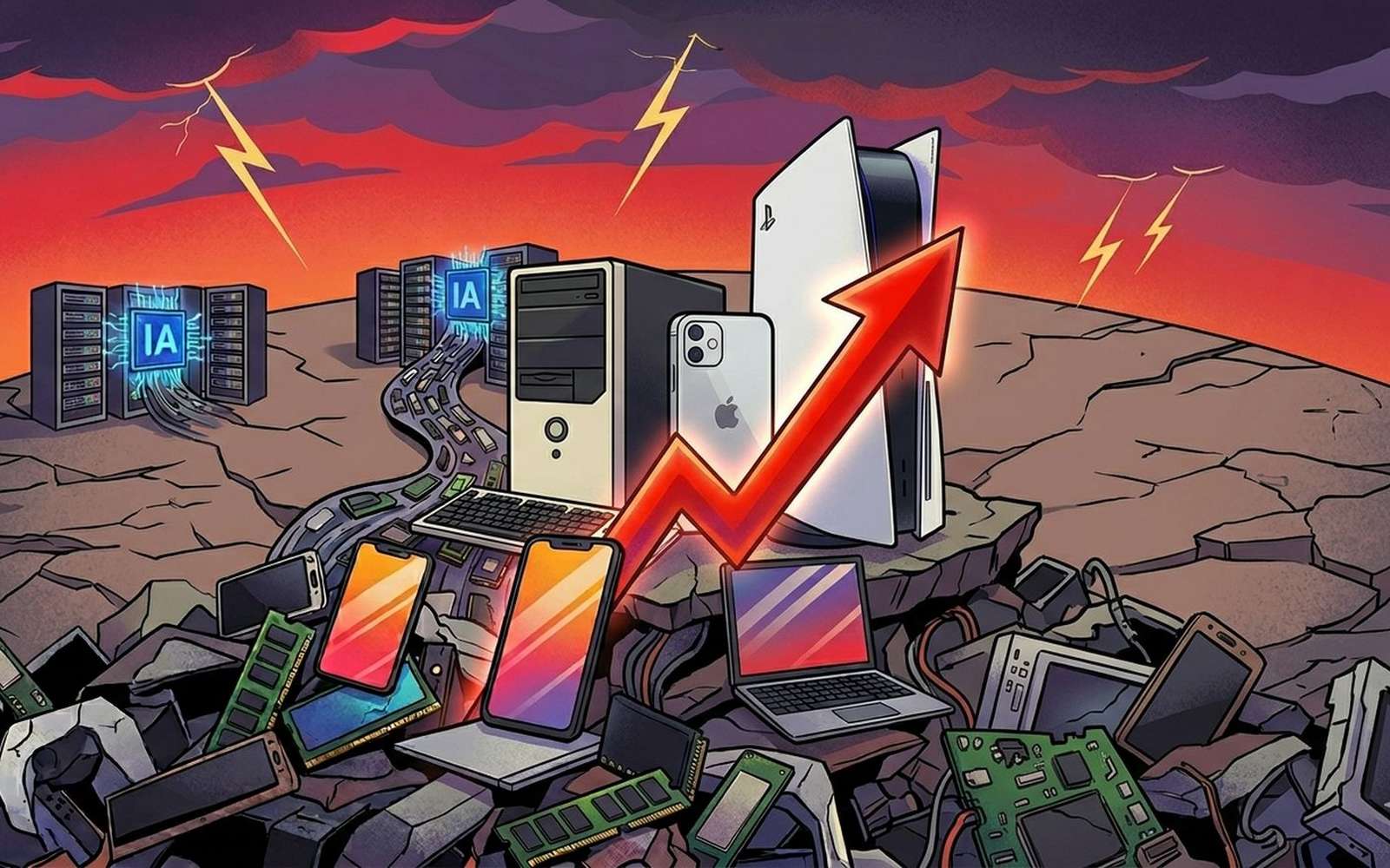 Pourquoi la guerre en Iran fait flamber le prix de la PS5, des PC et des smartphones – et ce n’est pas fini