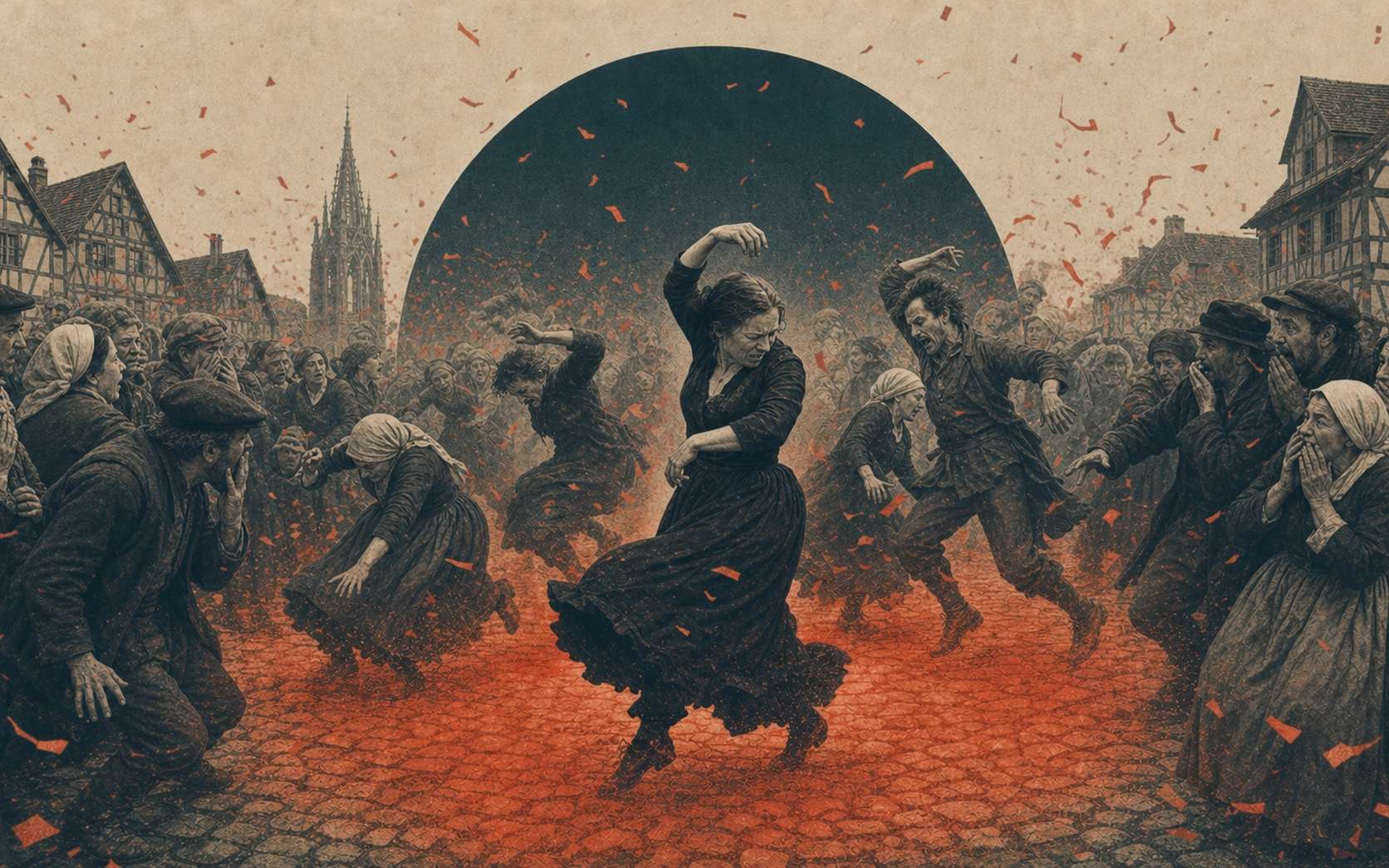 Pendant un mois, 400 personnes ont dansé sans pouvoir s'arrêter : le mystère des « danseurs fous » de Strasbourg : le mystère des « danseurs fous » de Strasbourg