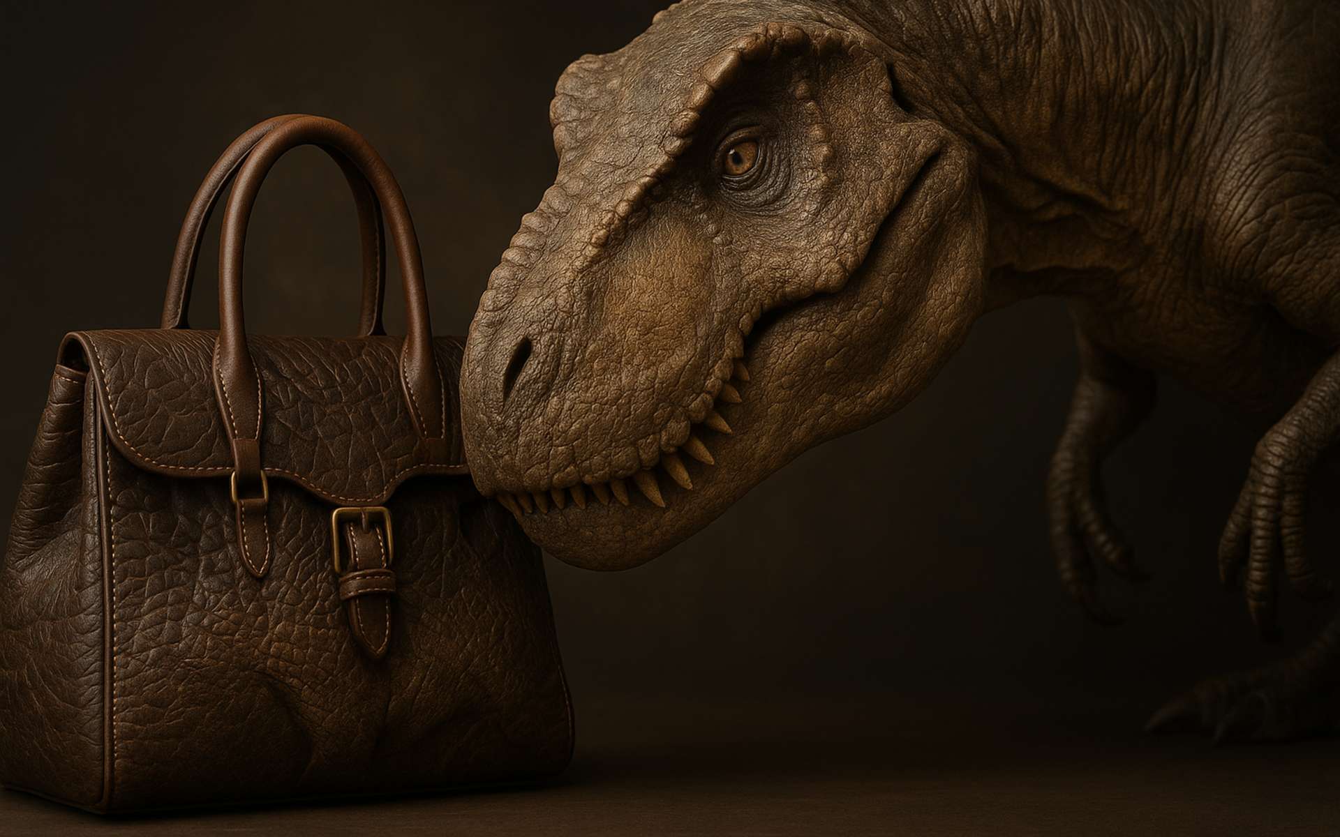 Derrière le sac en « cuir de T. rex » qui affole les enchères, voici ce que le luxe vend réellement