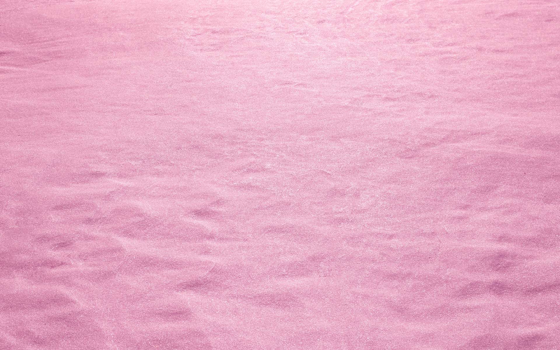 De la neige rose filmée en Normandie !