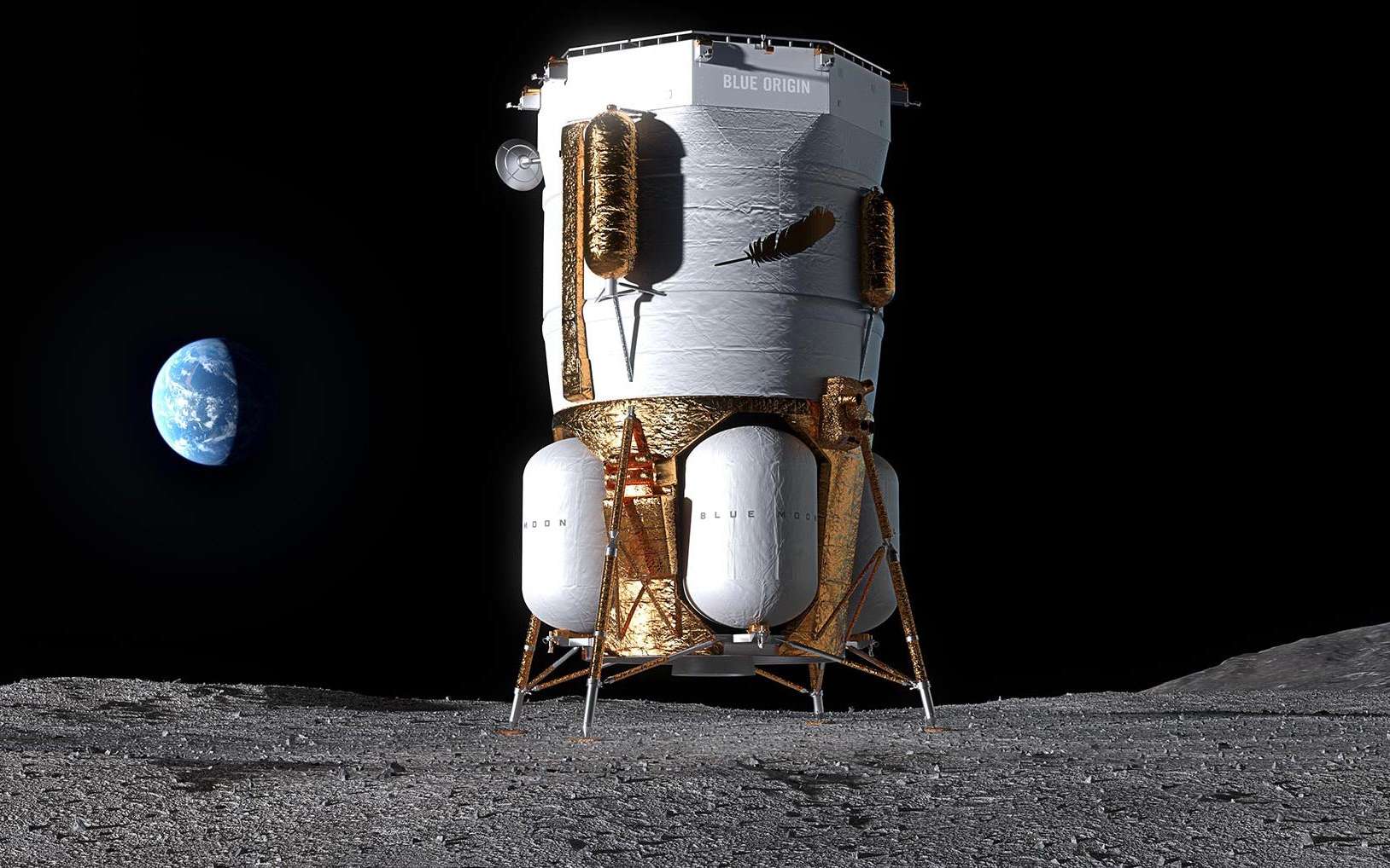 La course à la Lune s'intensifie : l'alunisseur de Jeff Bezos vient de passer un test crucial