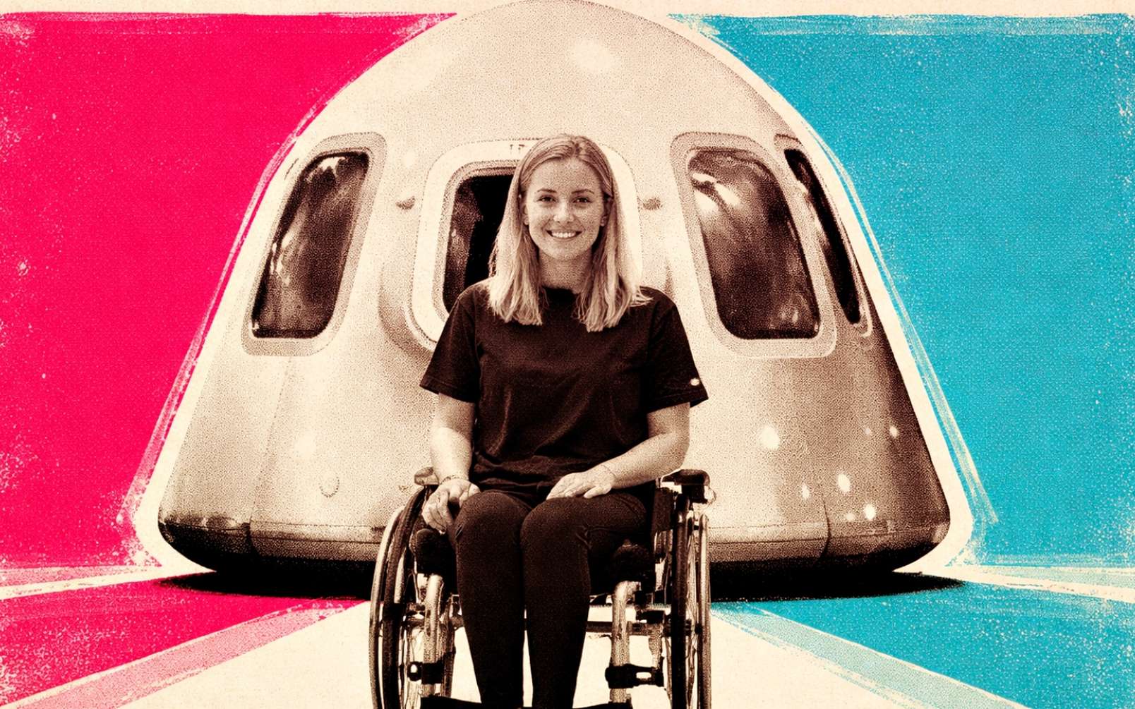 C’est une première dans l’histoire : une femme en fauteuil roulant va aller dans l’espace cet après-midi