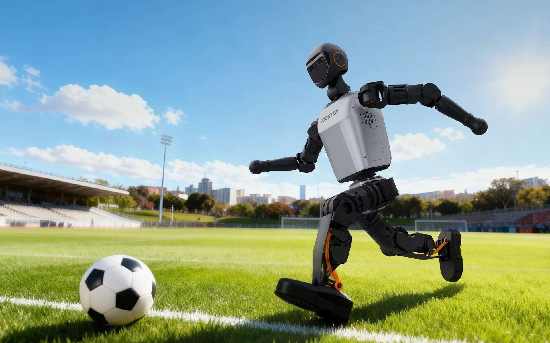 Ce robot footballeur s’entraîne pendant la Coupe du monde à battre les humains… et ses penalties font des dégâts !