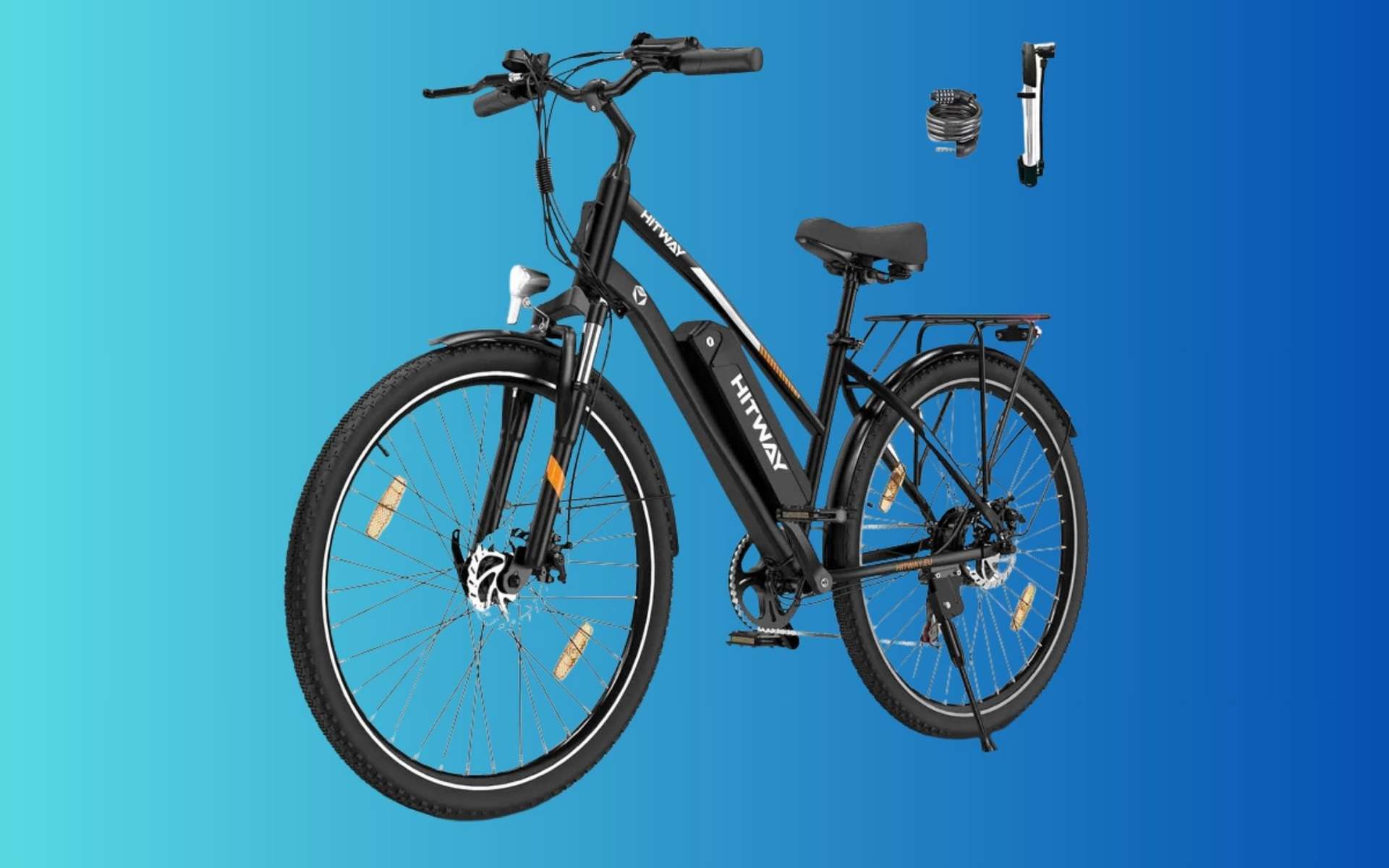 Ce vélo électrique Hitway doté d'une énorme autonomie est en promo -25 % pour le Black Month