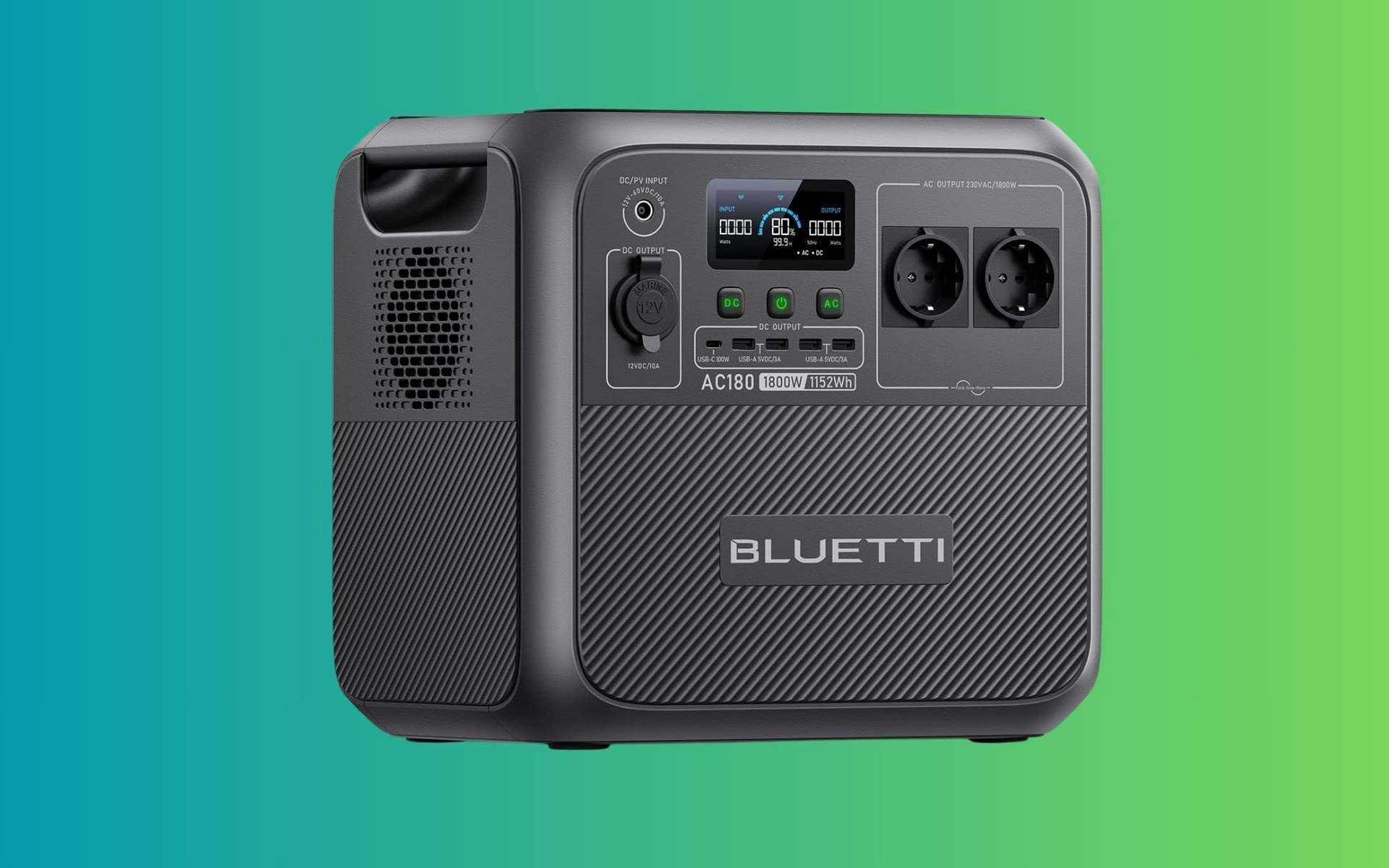 Ce générateur BLUETTI AC180 fait un carton pendant la Black Week : autonomie XXL et prix jamais vu