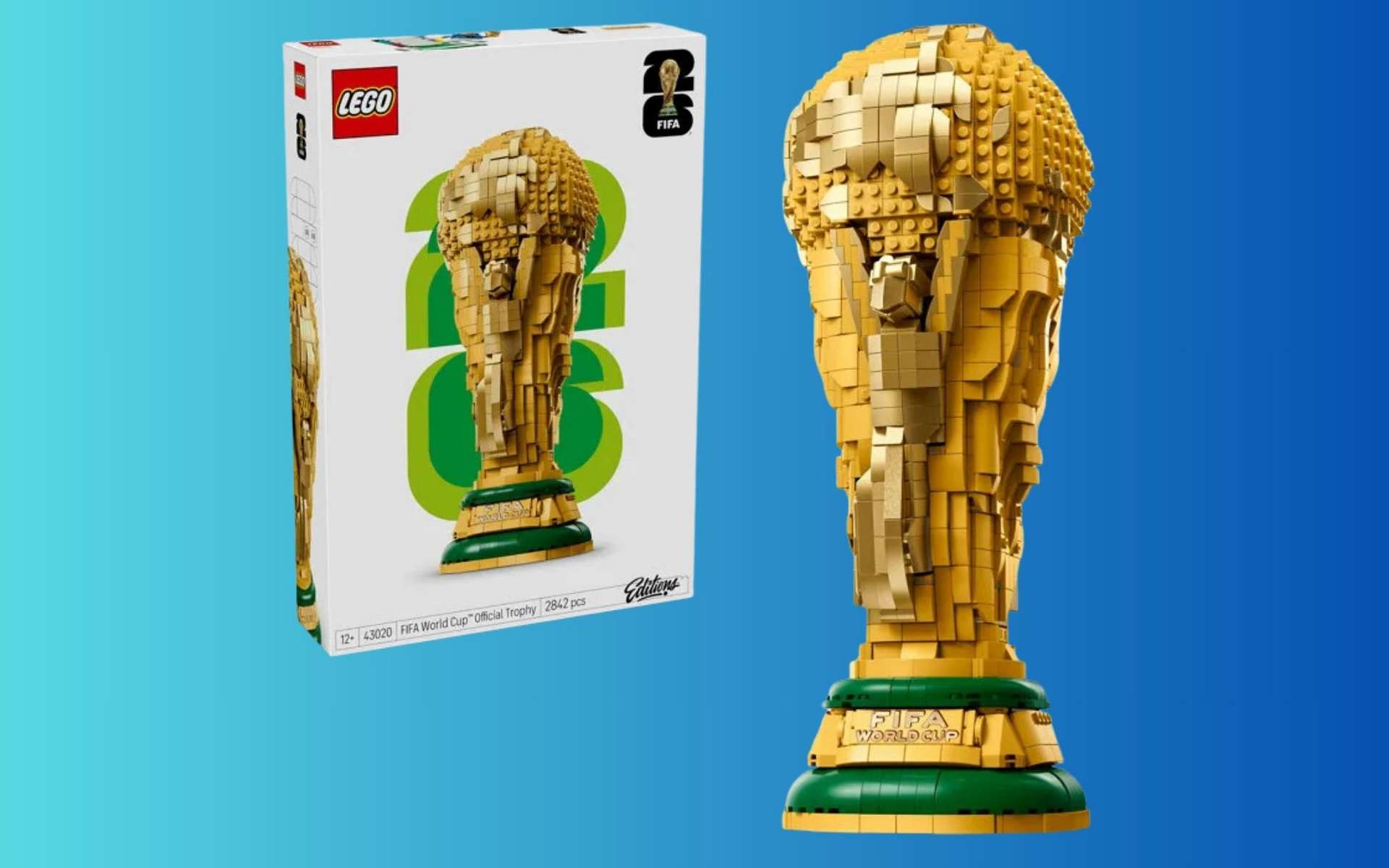 Avant la Coupe du monde, ce LEGO du trophée officiel est déjà en promo