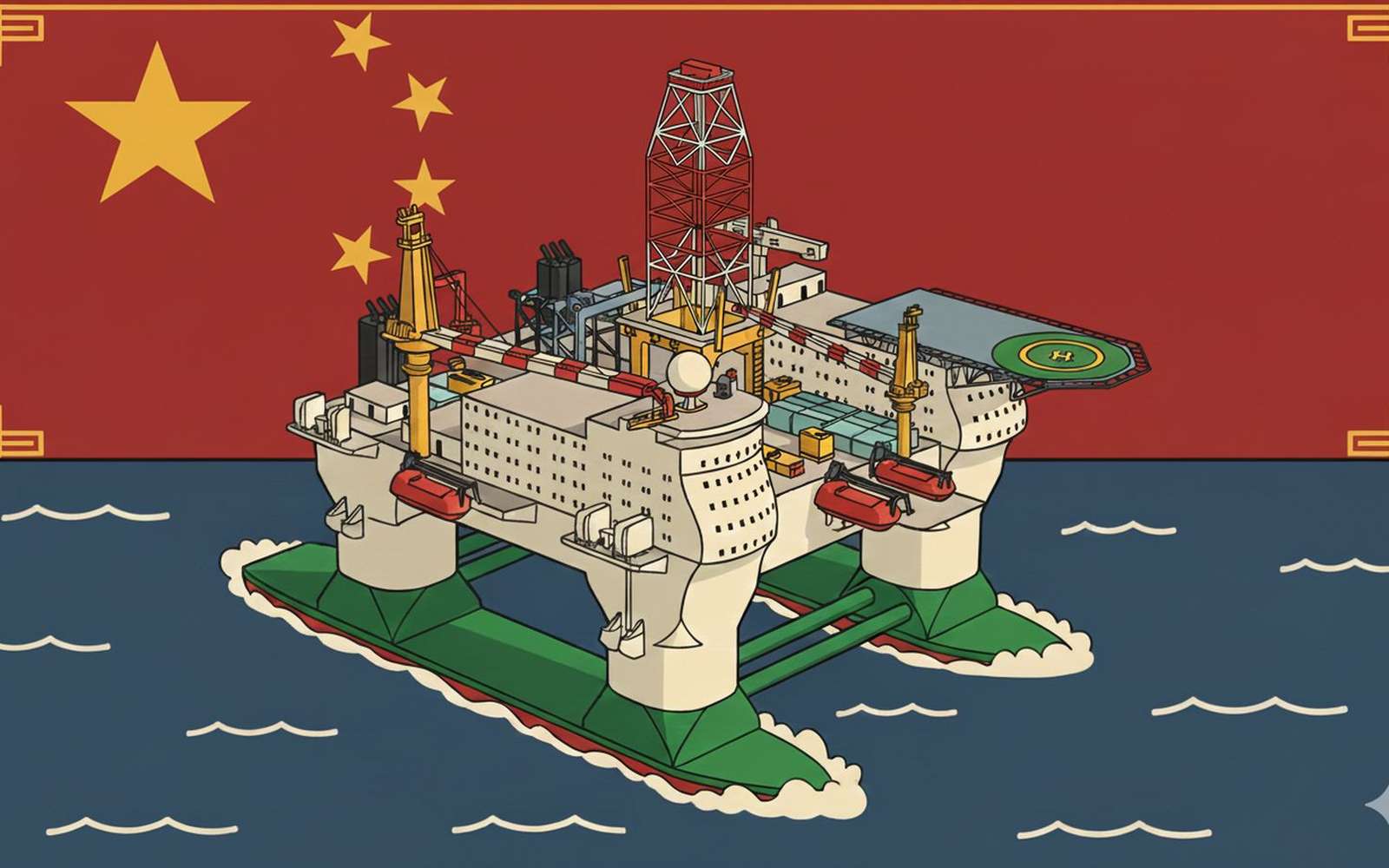 La Chine dévoile une île flottante « scientifique » et blindée contre le nucléaire : son usage réel intrigue