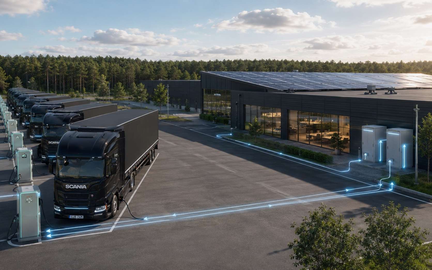 Une avancée majeure : Scania invente un camion électrique capable d'alimenter le réseau