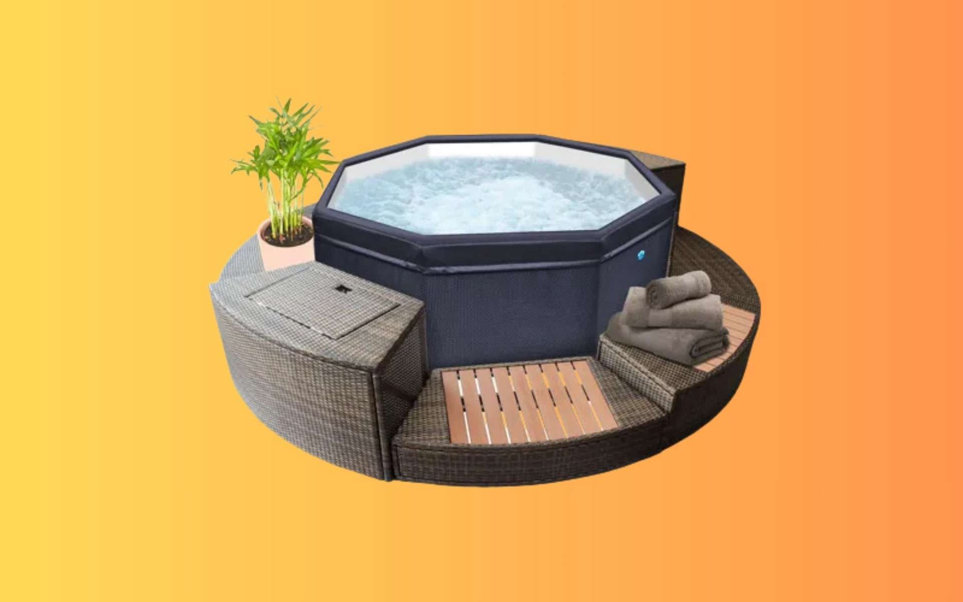 Bulles, chaleur et 200 € de moins : ce spa gonflable haut de gamme a tout pour vous séduire