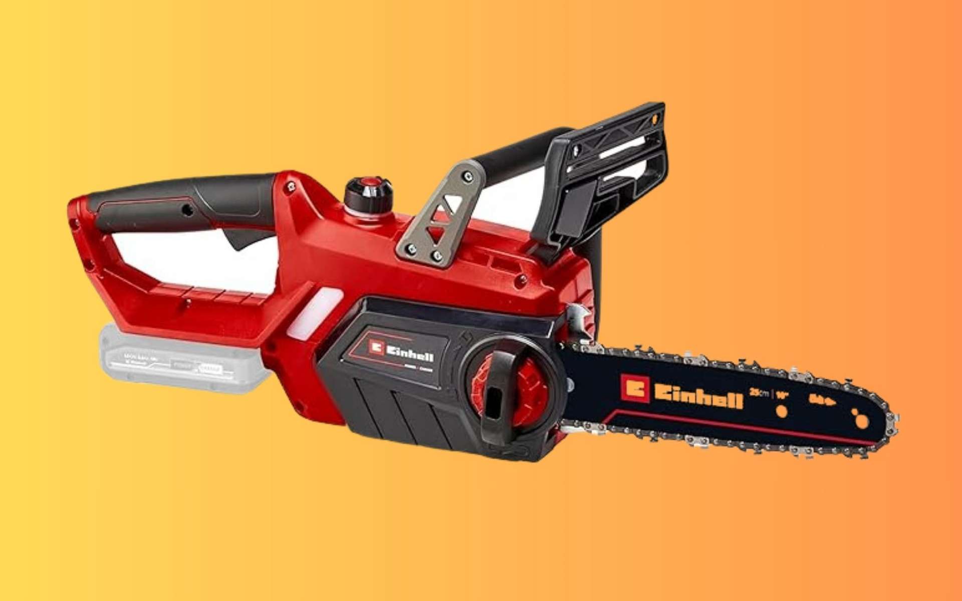 Plus légère qu'un modèle thermique, cette tronçonneuse sans fil Einhell voit son prix fondre